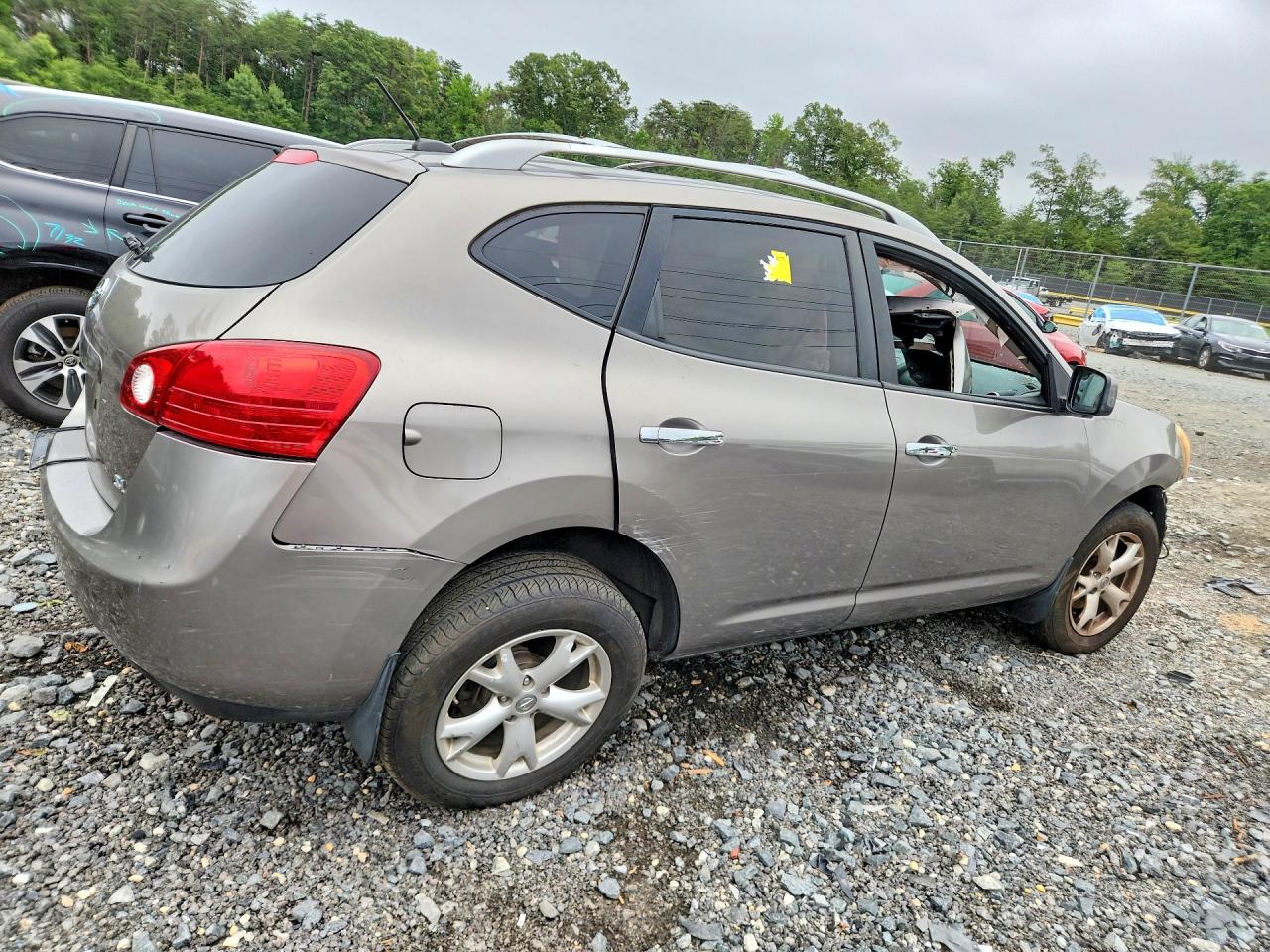 2010 Nissan Rogue Sl Серый vin: JN8AS5MT9AW017088