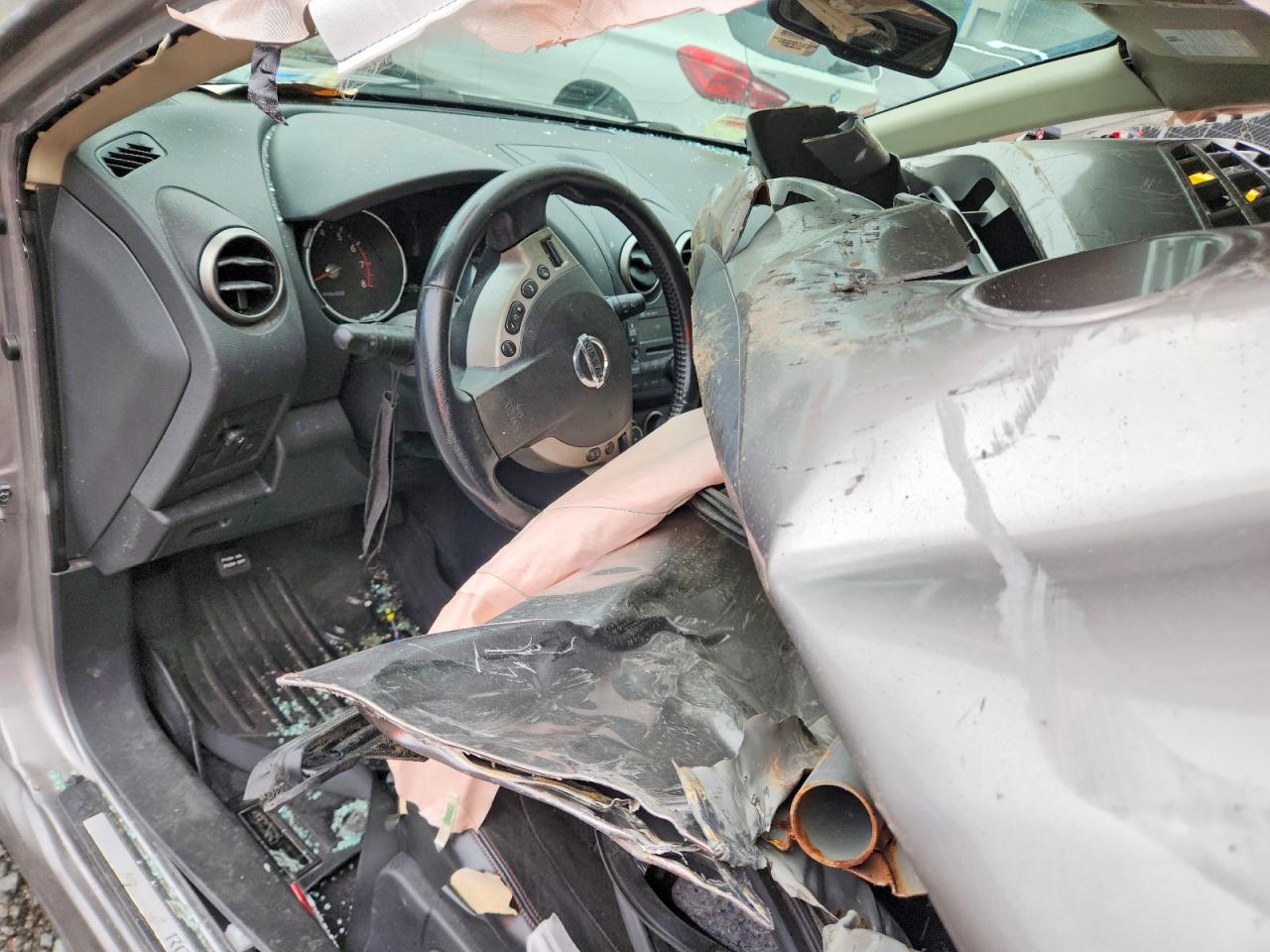 2010 Nissan Rogue Sl Серый vin: JN8AS5MT9AW017088