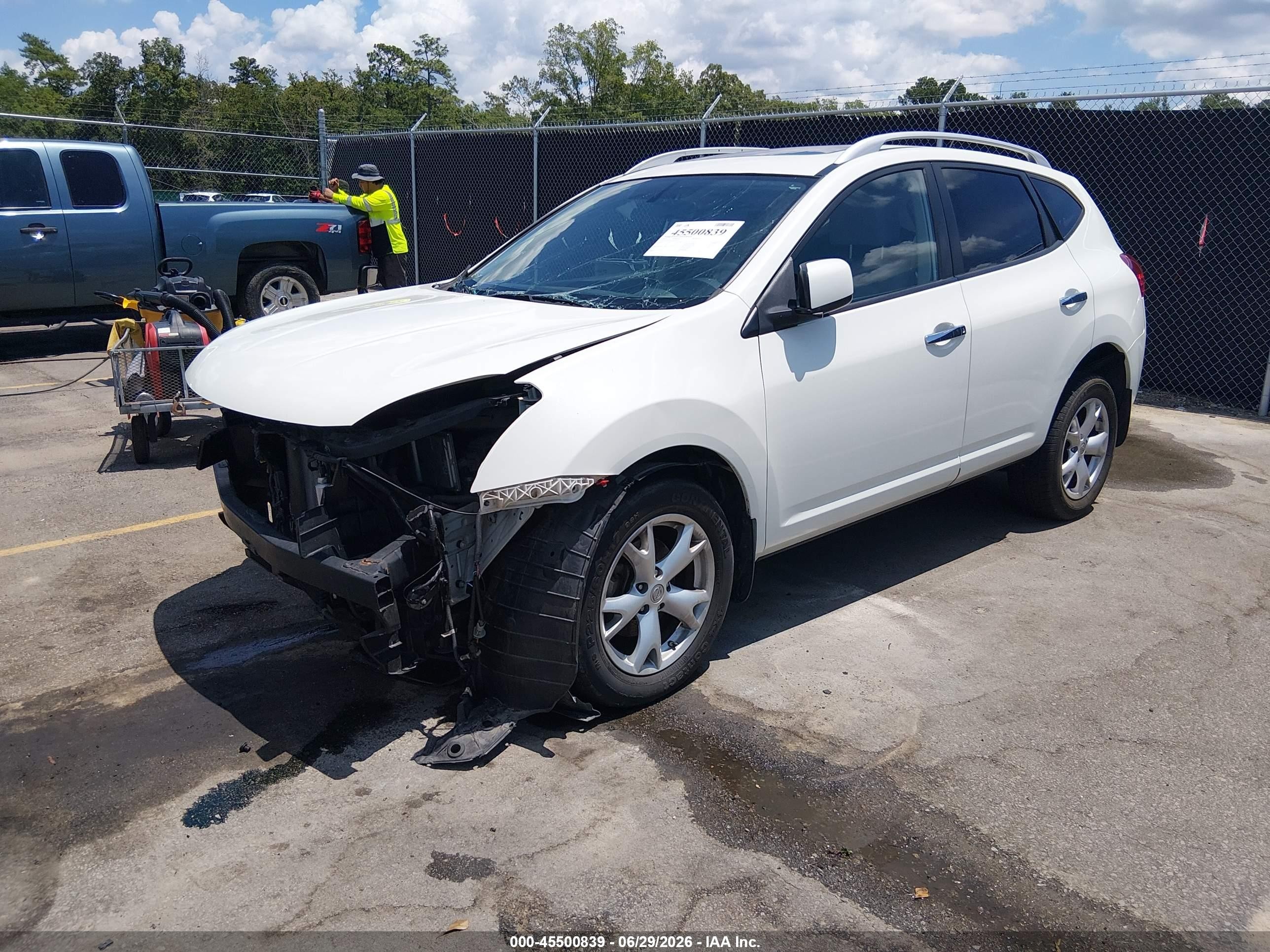 2010 Nissan Rogue Sl Белый vin: JN8AS5MT9AW025322