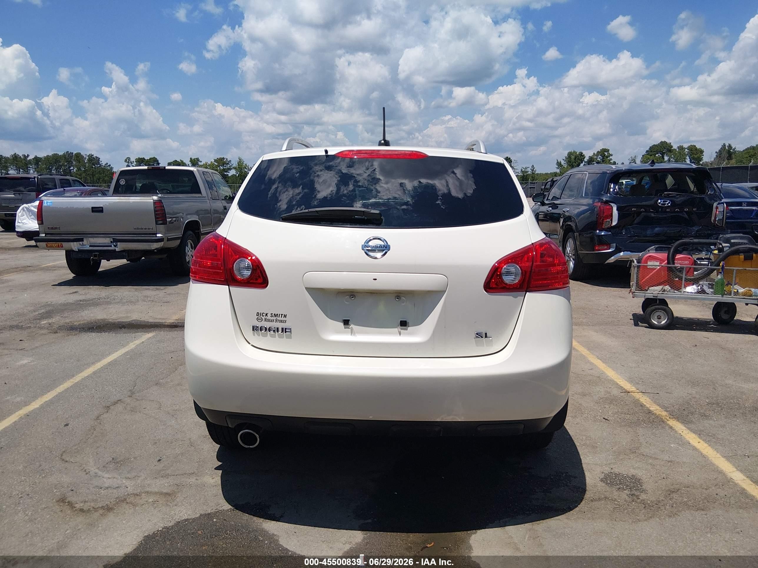 2010 Nissan Rogue Sl Белый vin: JN8AS5MT9AW025322