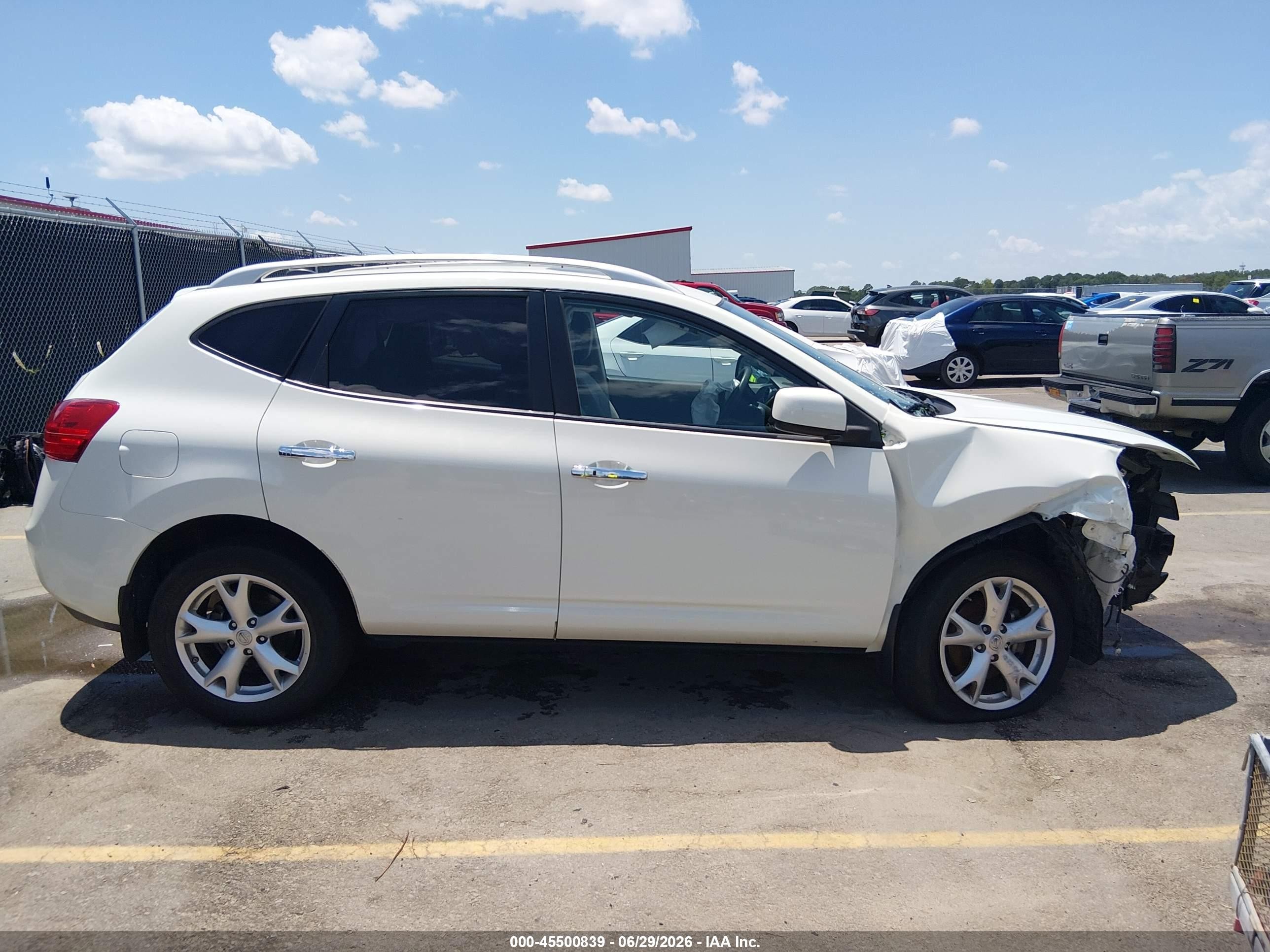 2010 Nissan Rogue Sl Белый vin: JN8AS5MT9AW025322