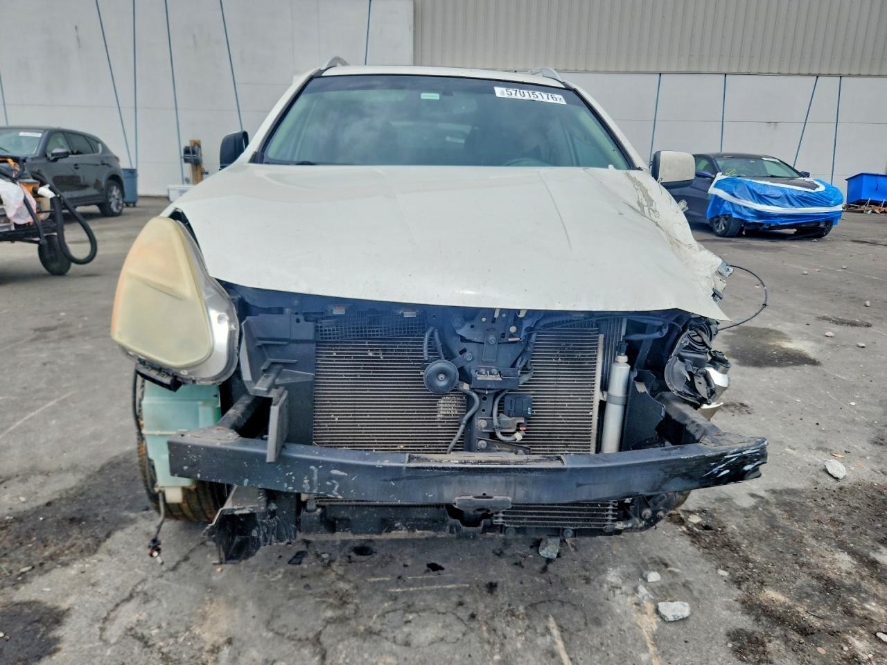 2011 Nissan Rogue S White vin: JN8AS5MT9BW159121