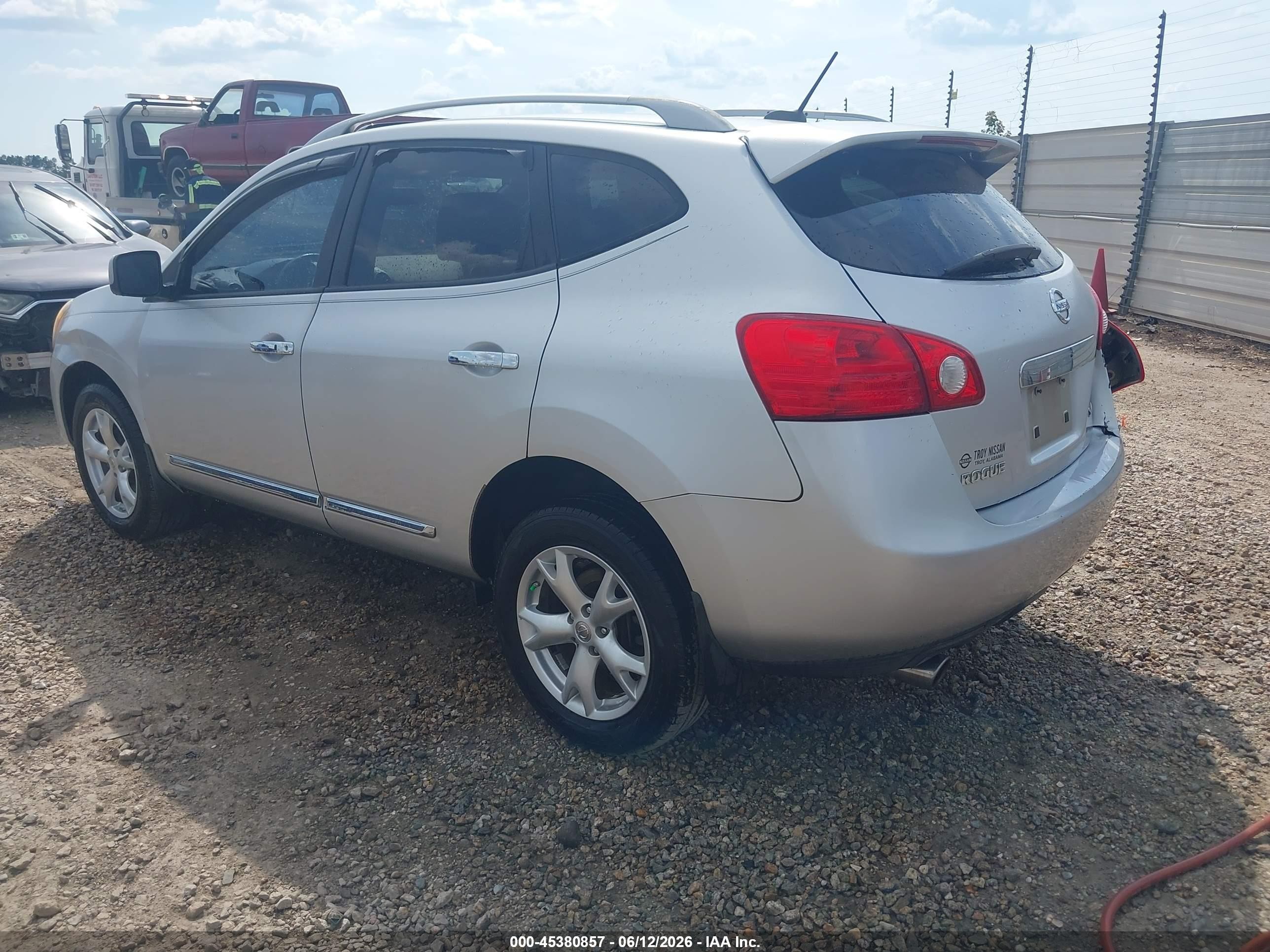 2011 Nissan Rogue Sv Silver vin: JN8AS5MT9BW162181