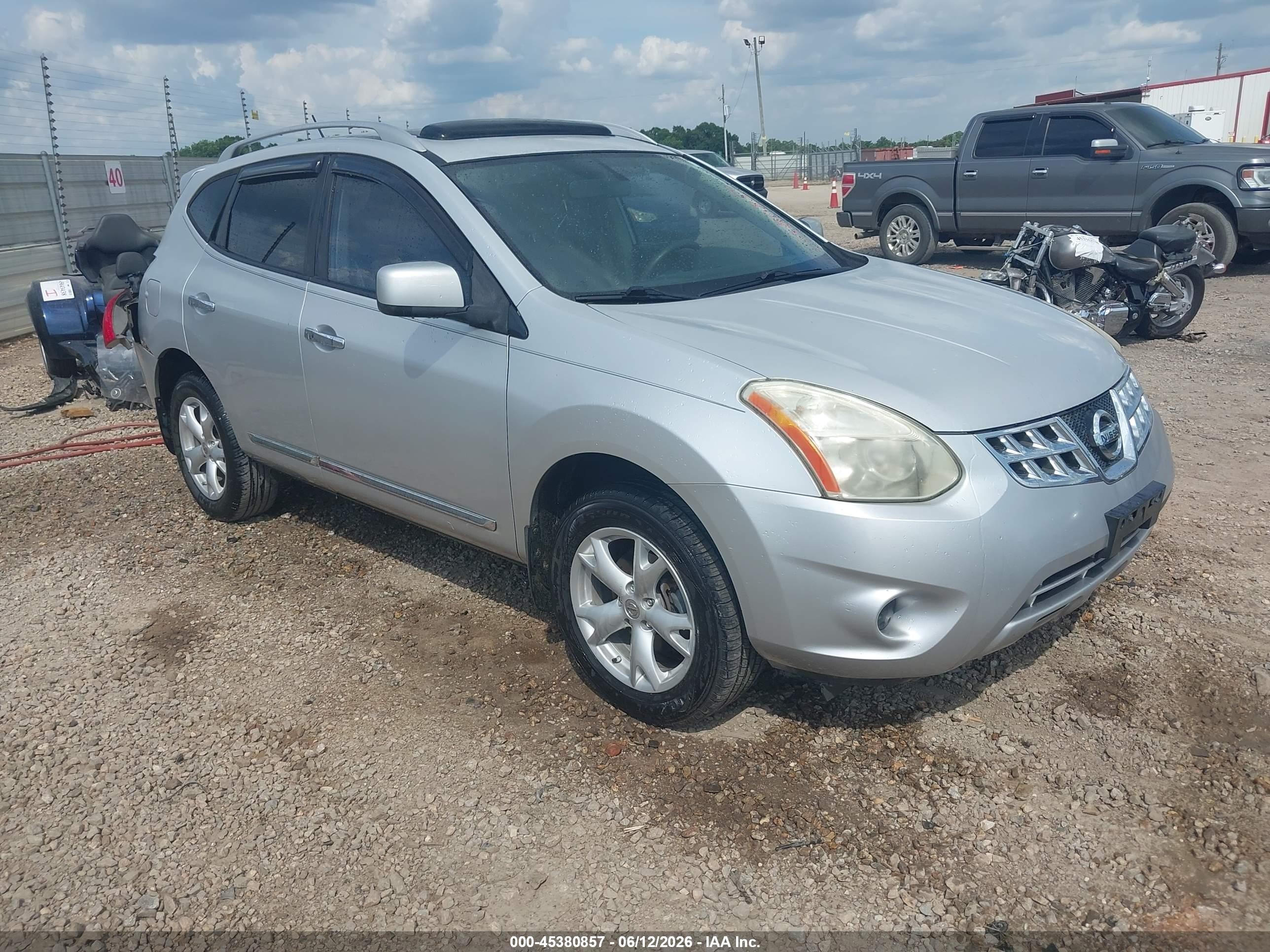 2011 Nissan Rogue Sv Серебряный vin: JN8AS5MT9BW162181