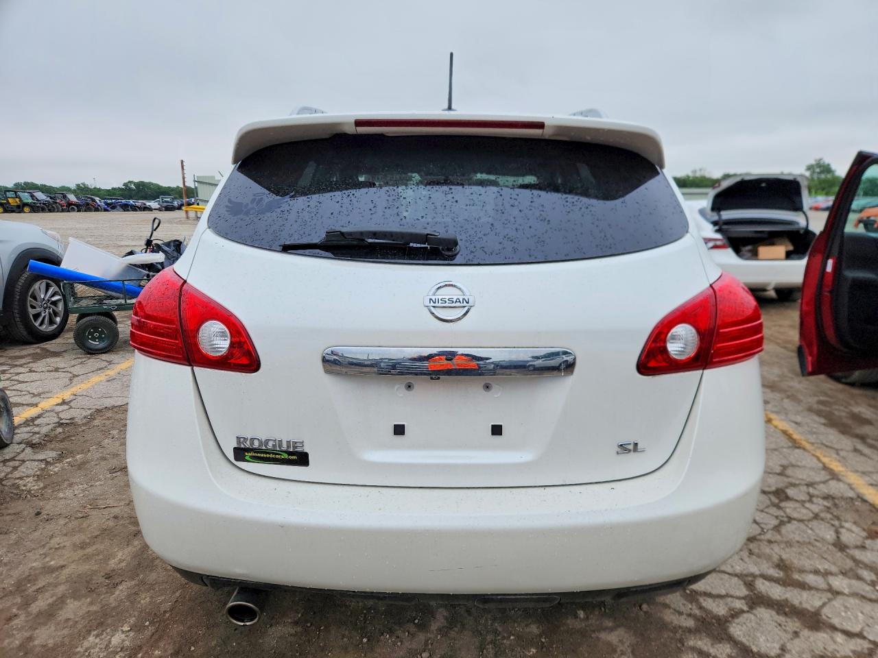 2011 Nissan Rogue S Белый vin: JN8AS5MT9BW166215