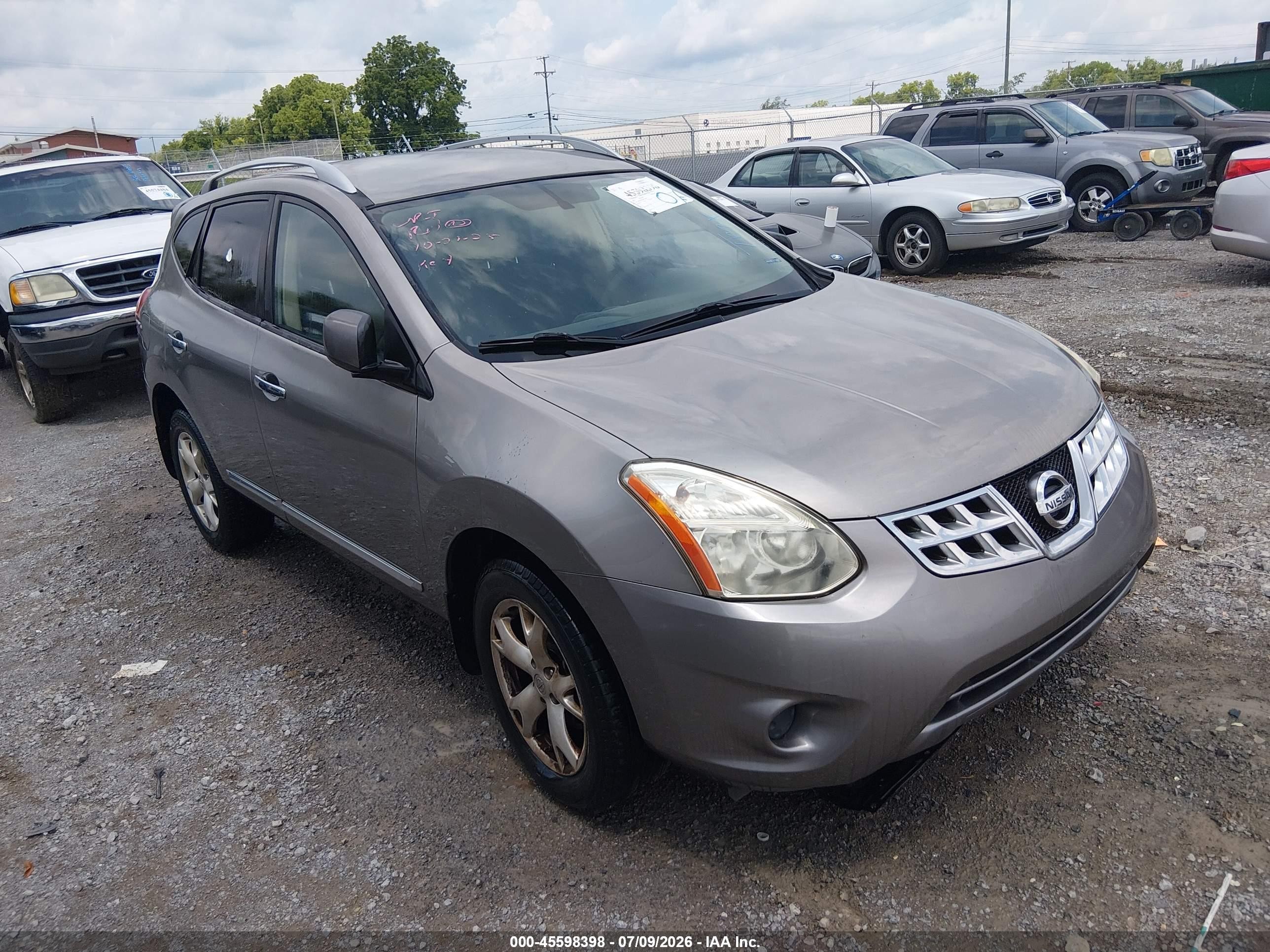 2011 Nissan Rogue Sv Gray vin: JN8AS5MT9BW166229