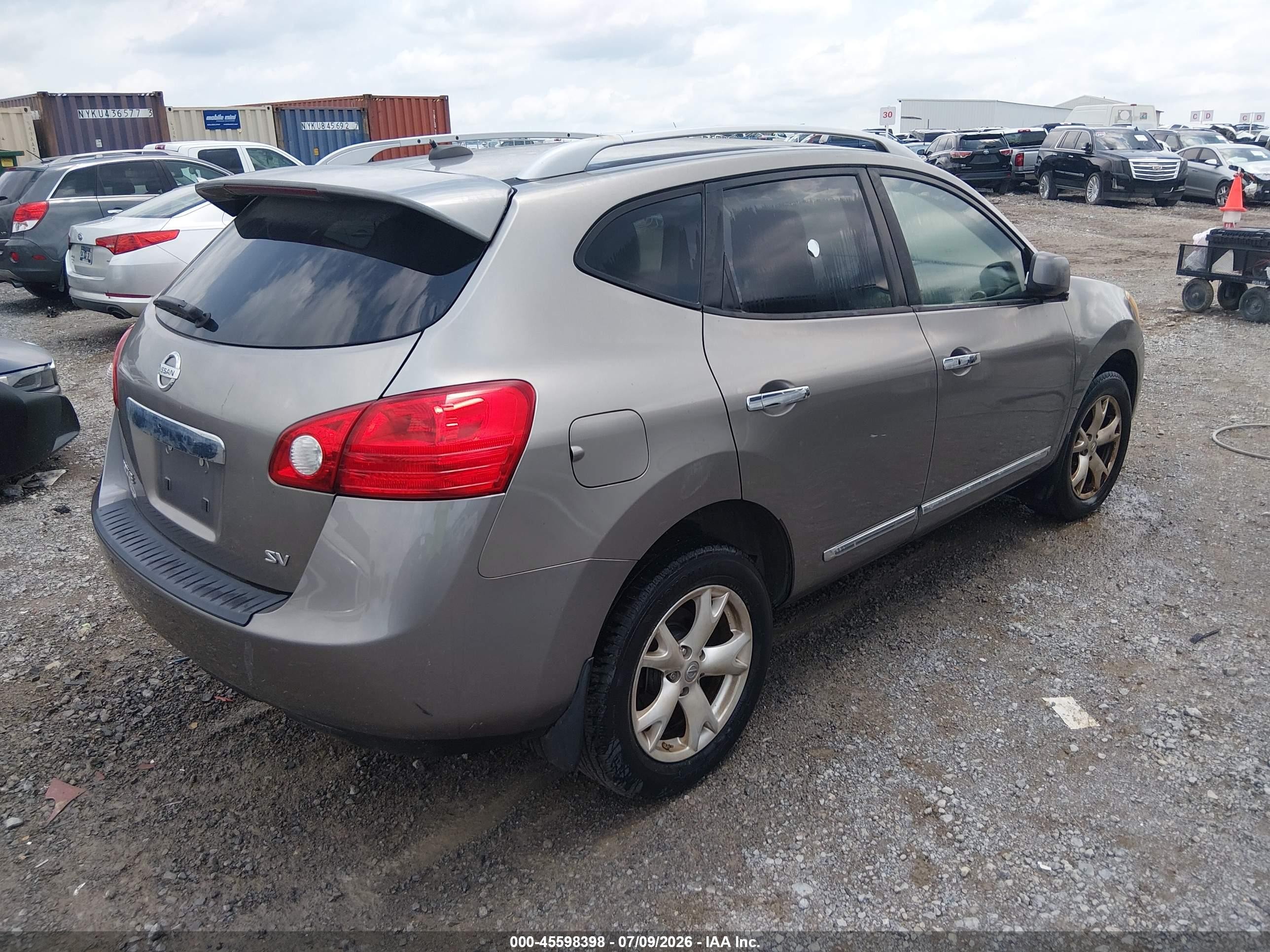 2011 Nissan Rogue Sv Gray vin: JN8AS5MT9BW166229