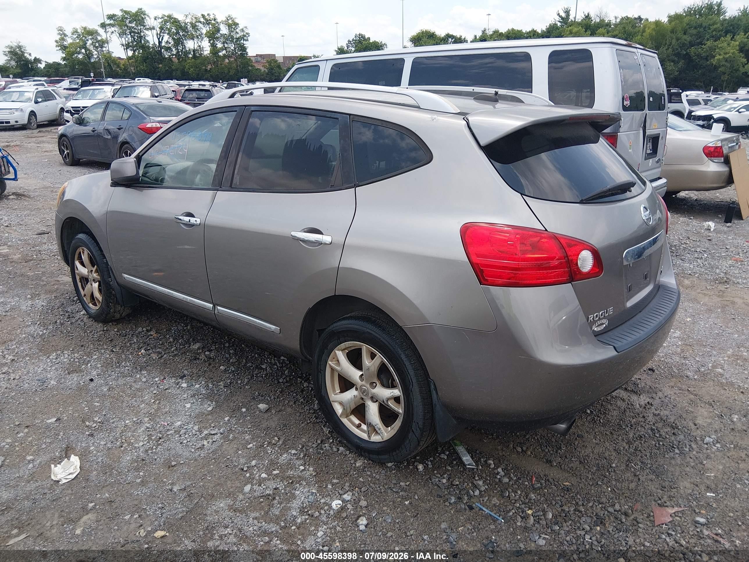 2011 Nissan Rogue Sv Gray vin: JN8AS5MT9BW166229