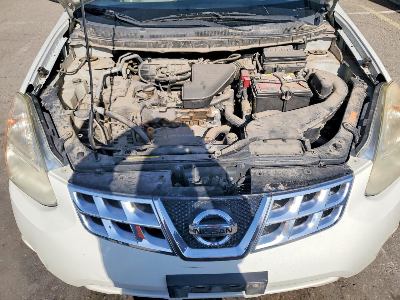 2011 Nissan Rogue S White vin: JN8AS5MT9BW185542