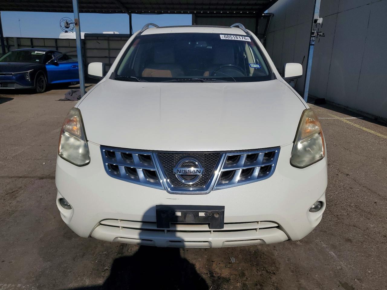 2011 Nissan Rogue S White vin: JN8AS5MT9BW185542
