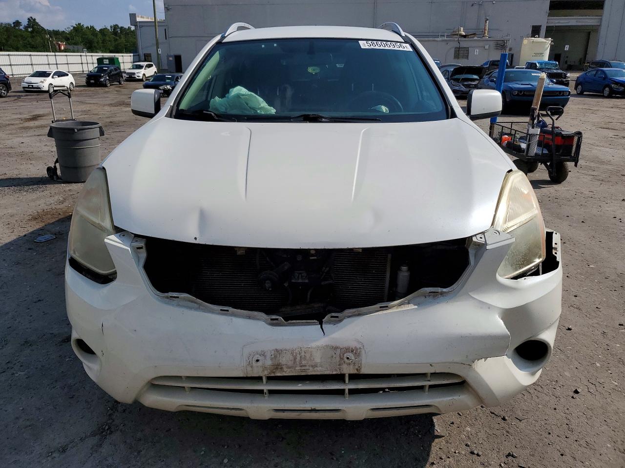 2011 Nissan Rogue S White vin: JN8AS5MT9BW185718