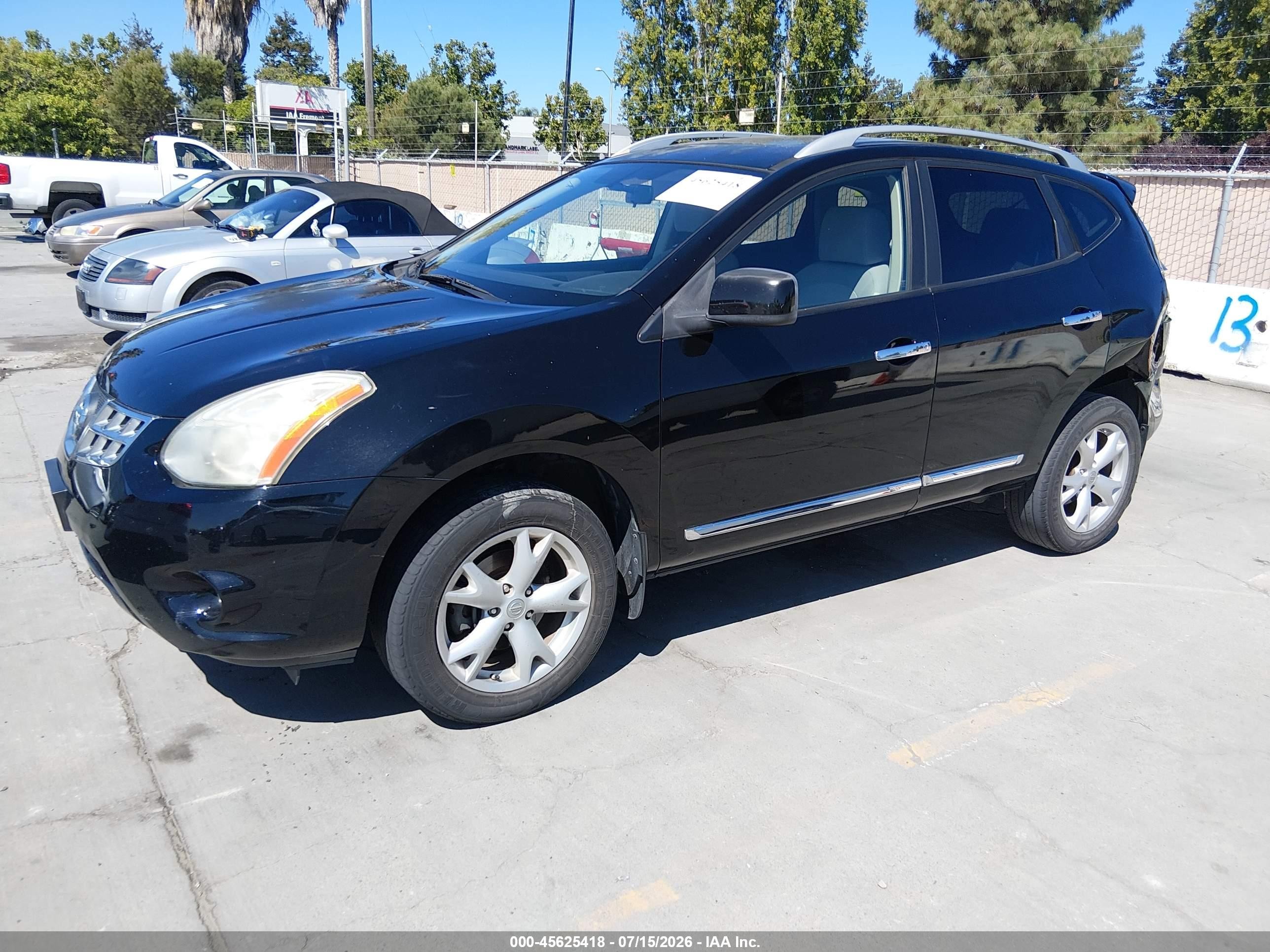 2011 Nissan Rogue Sv Black vin: JN8AS5MT9BW190238