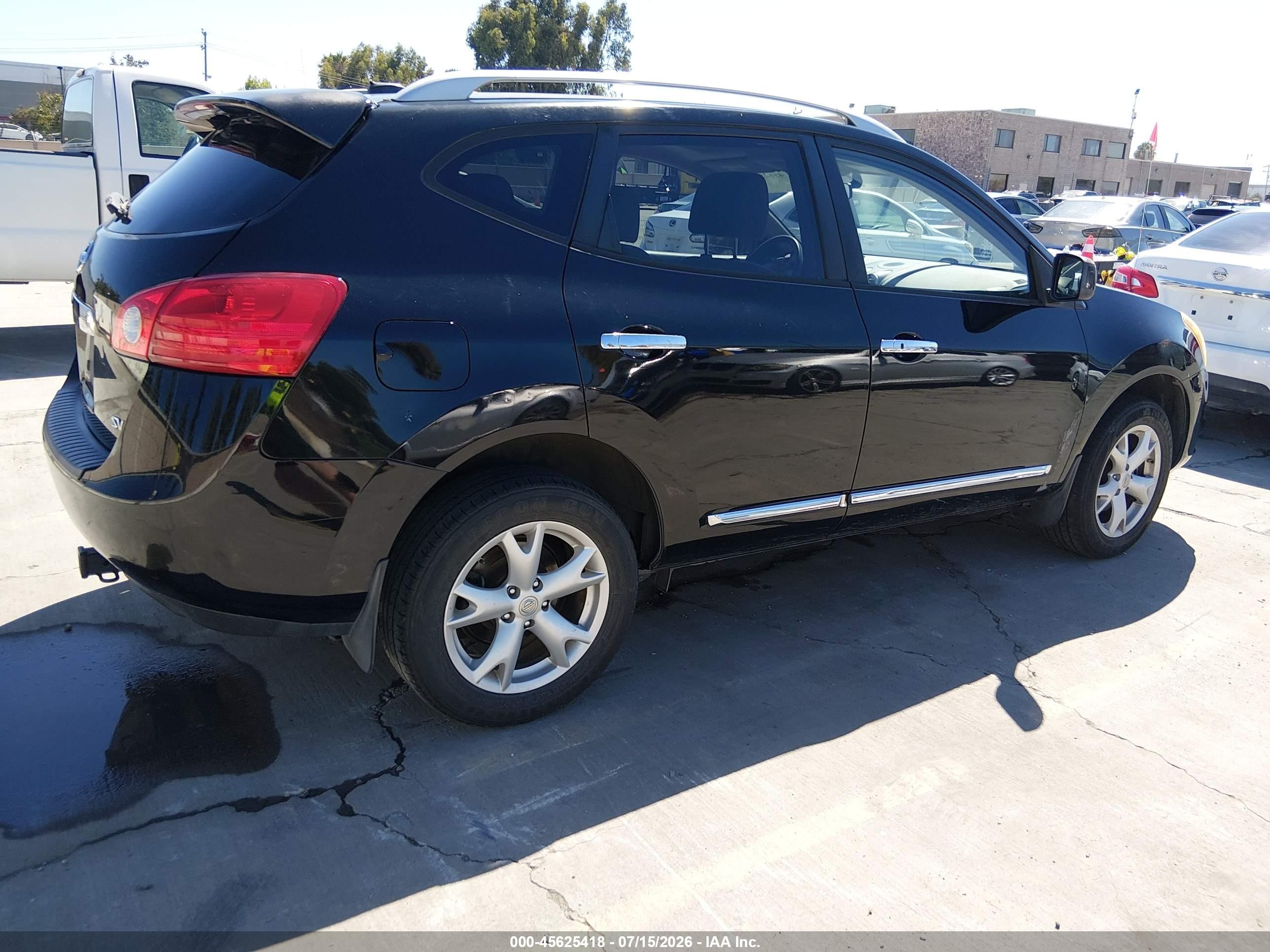 2011 Nissan Rogue Sv Black vin: JN8AS5MT9BW190238