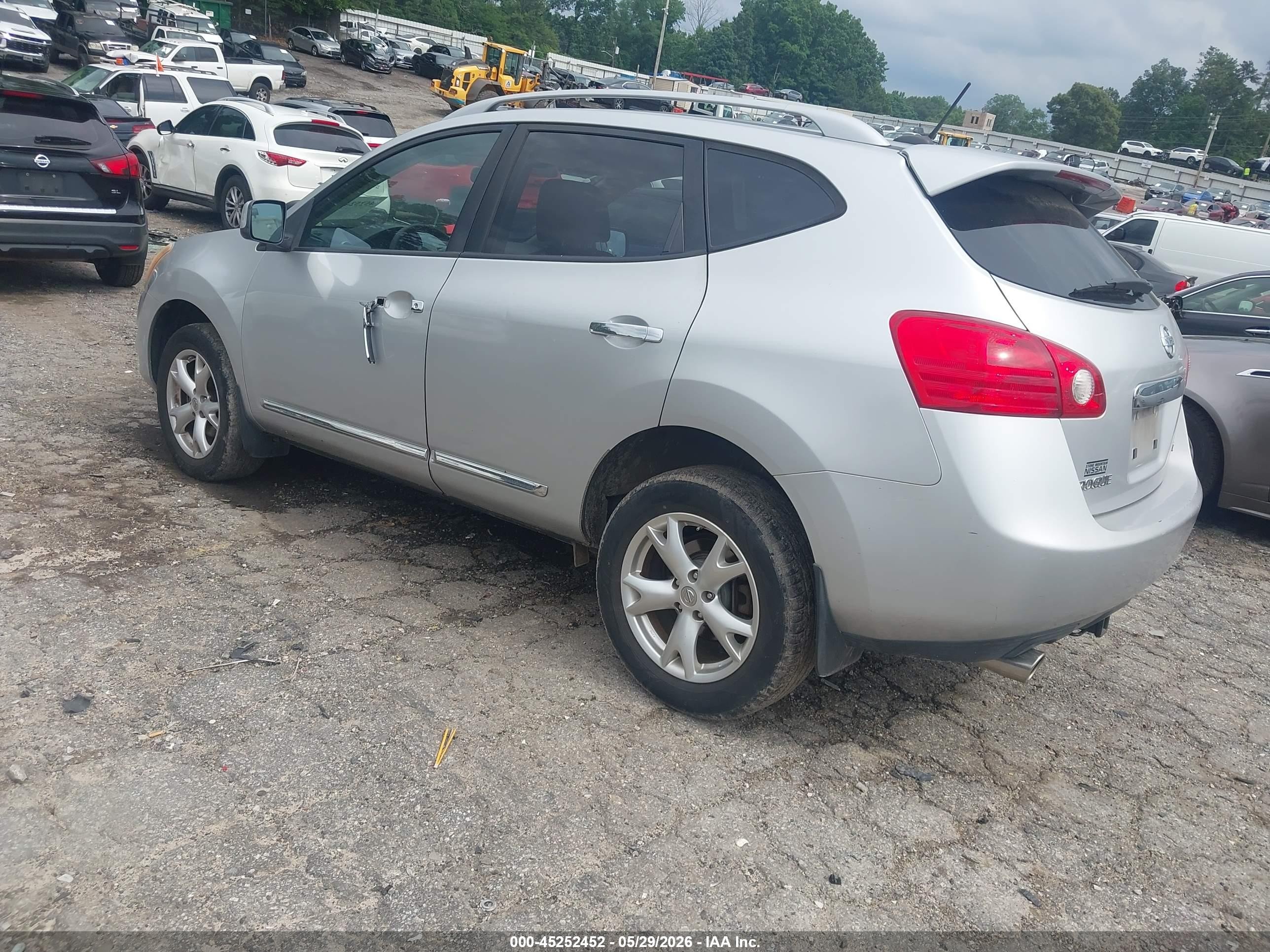 2011 Nissan Rogue Sv Silver vin: JN8AS5MT9BW563357