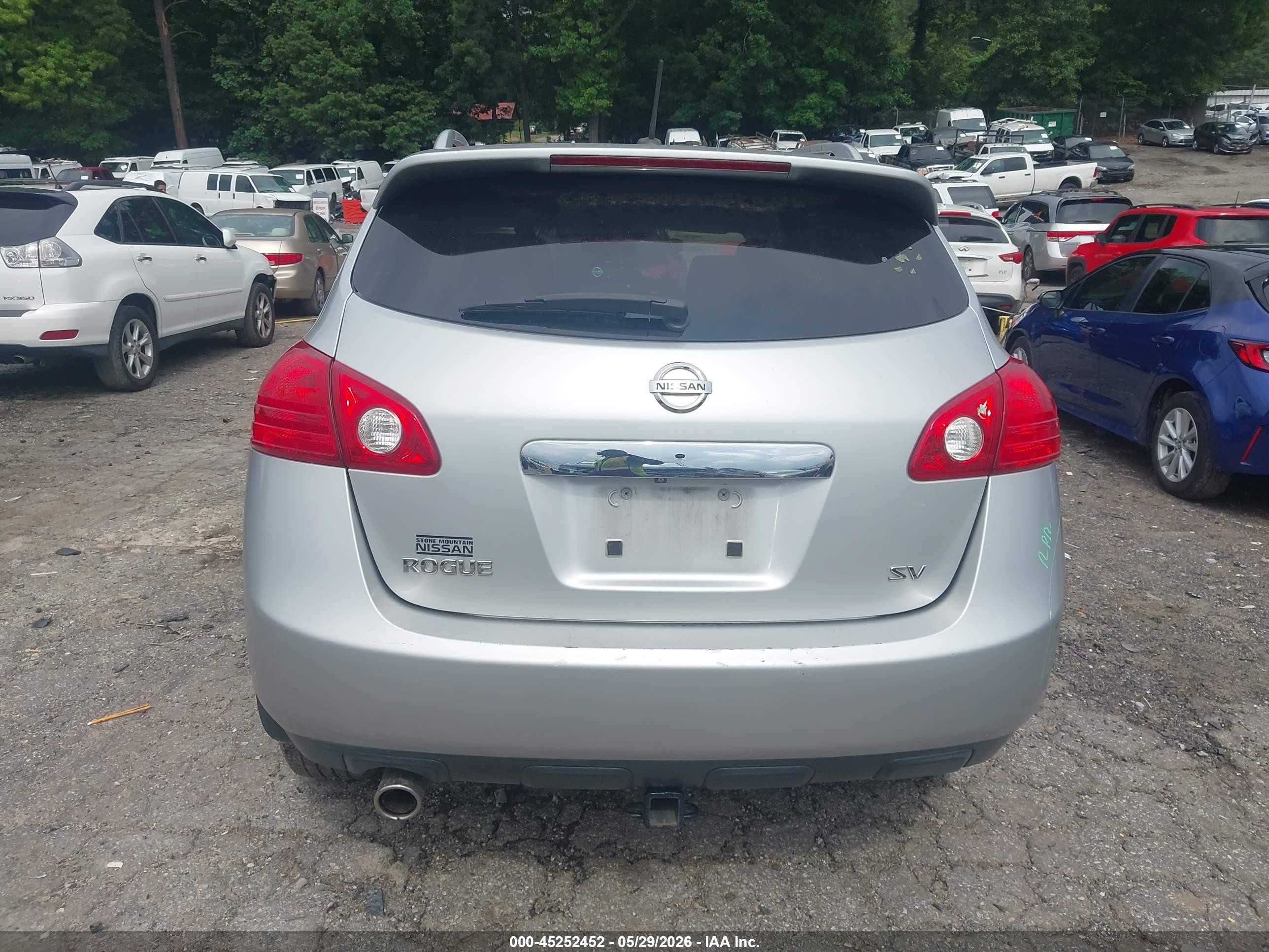 2011 Nissan Rogue Sv Silver vin: JN8AS5MT9BW563357