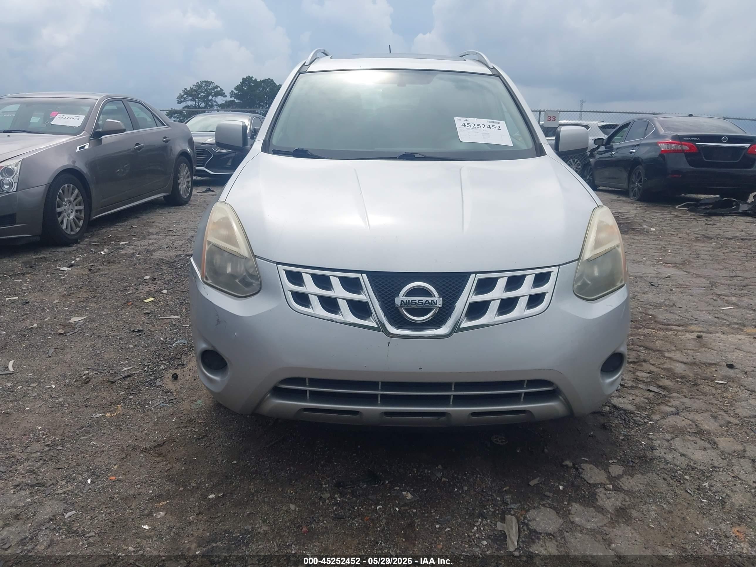 2011 Nissan Rogue Sv Silver vin: JN8AS5MT9BW563357