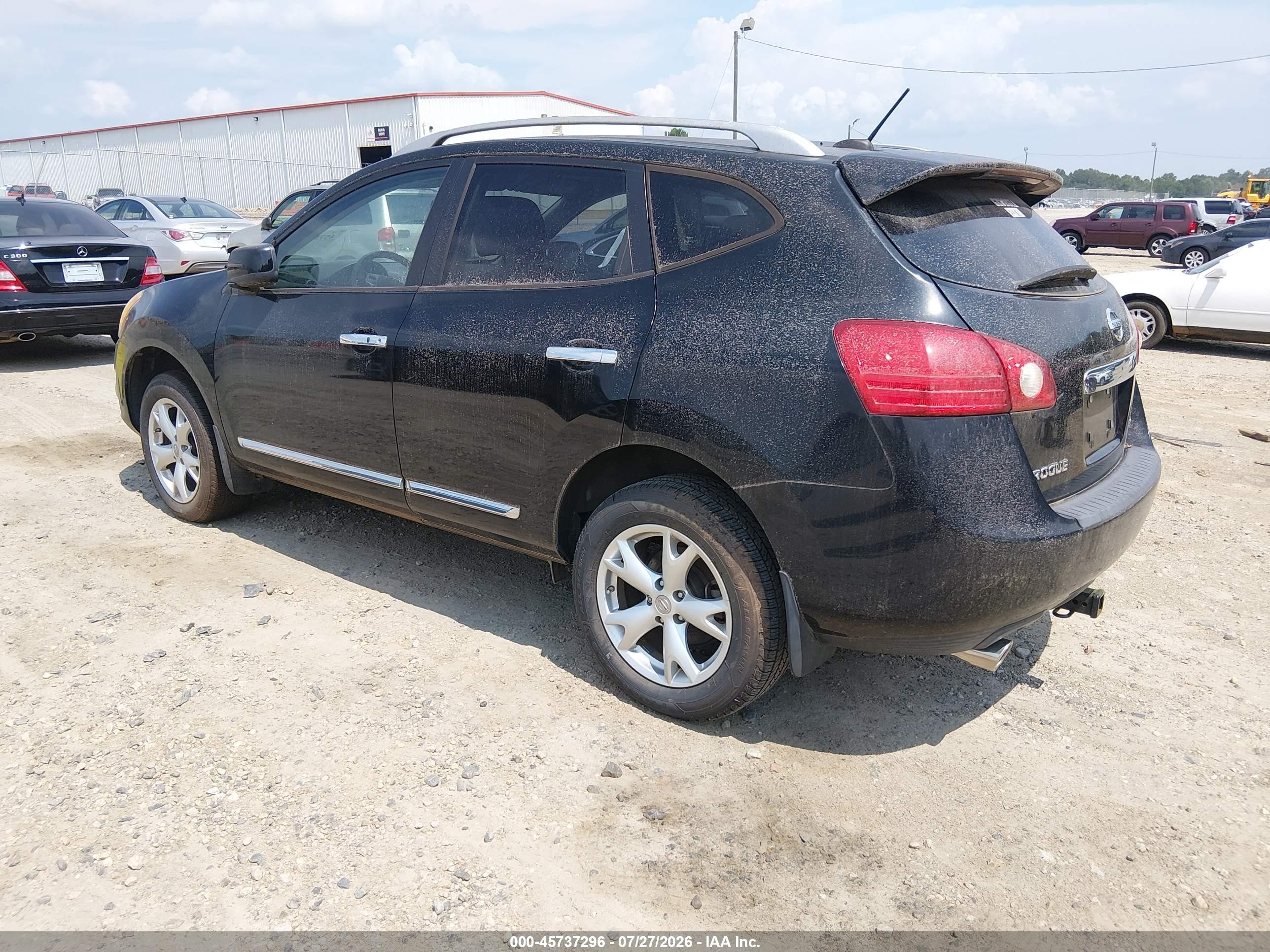 2011 Nissan Rogue Sv Black vin: JN8AS5MT9BW570549