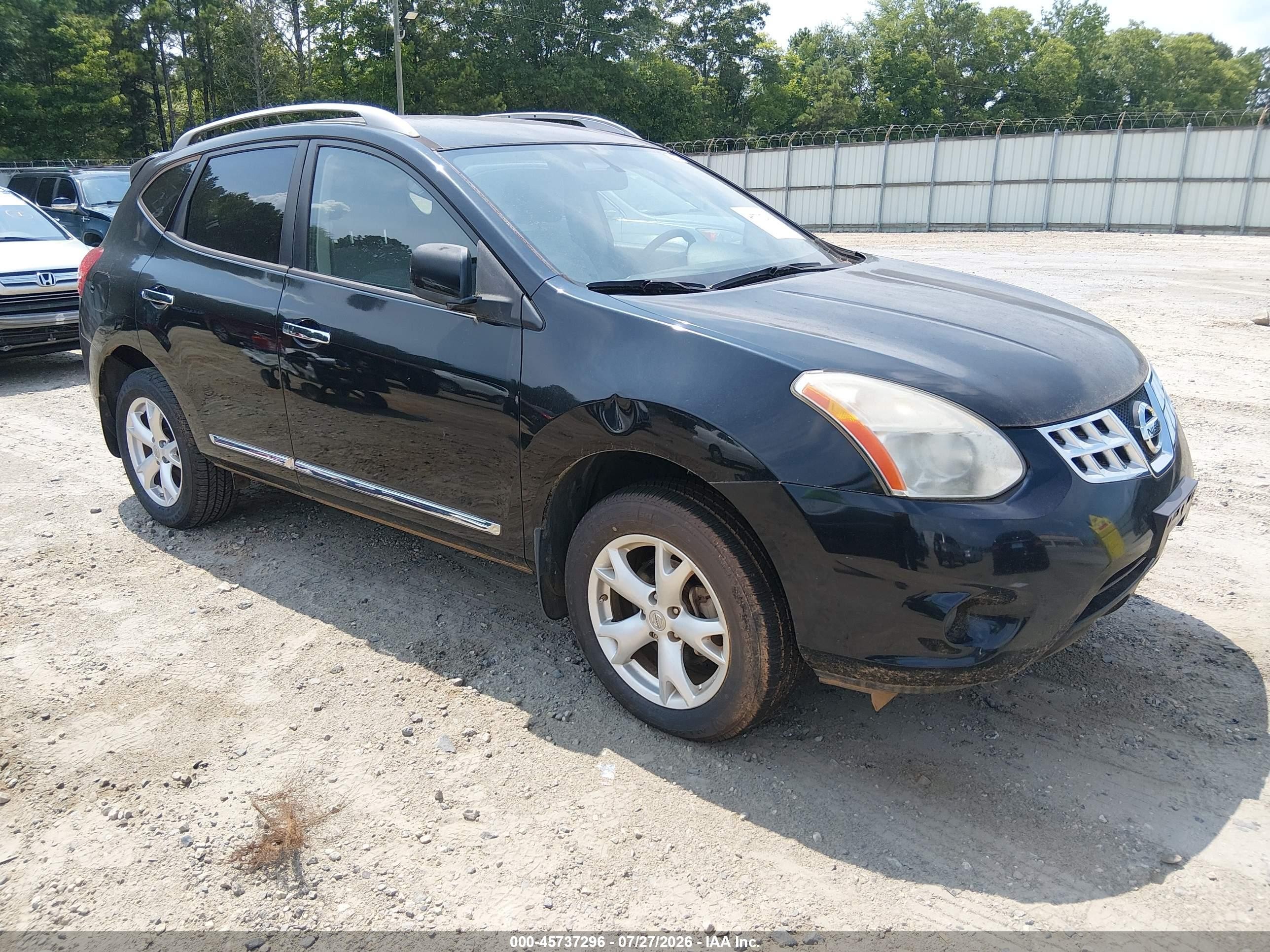 2011 Nissan Rogue Sv Black vin: JN8AS5MT9BW570549