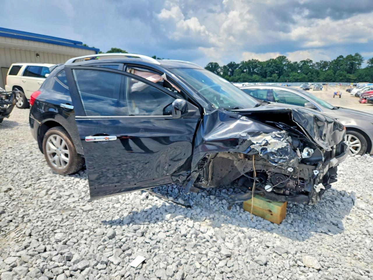 2011 Nissan Rogue S Black vin: JN8AS5MT9BW571040