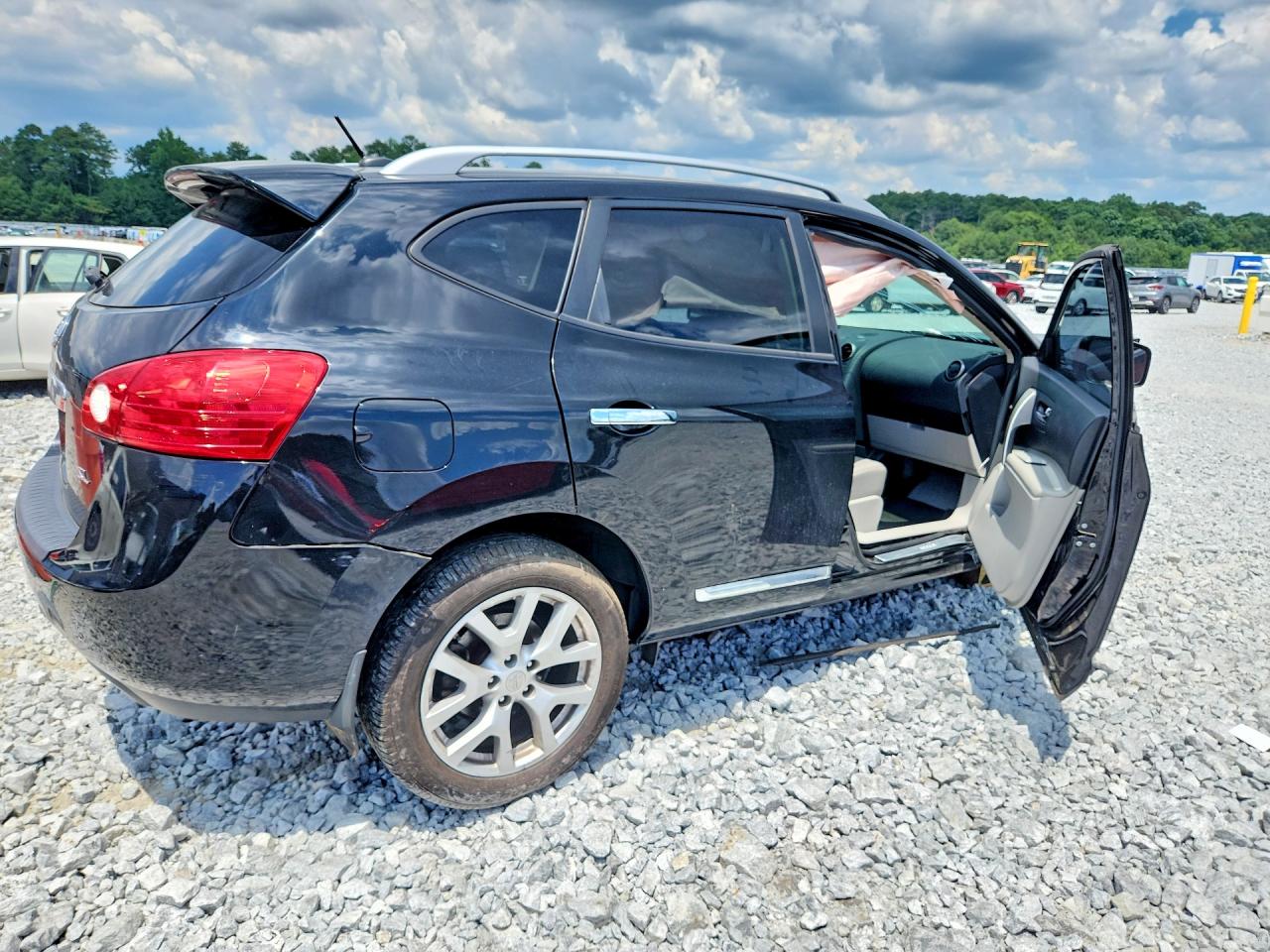 2011 Nissan Rogue S Black vin: JN8AS5MT9BW571040