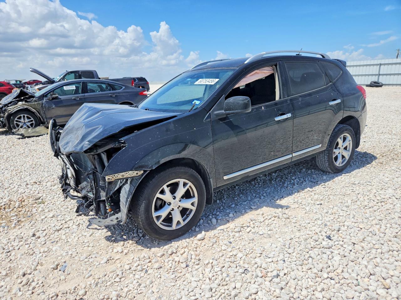2011 Nissan Rogue Black vin: JN8AS5MT9BW571748