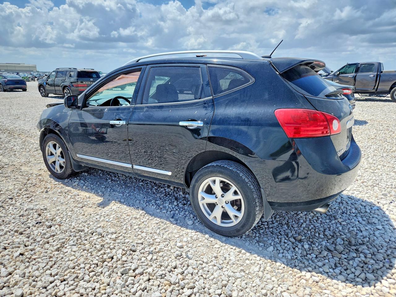 2011 Nissan Rogue Черный vin: JN8AS5MT9BW571748