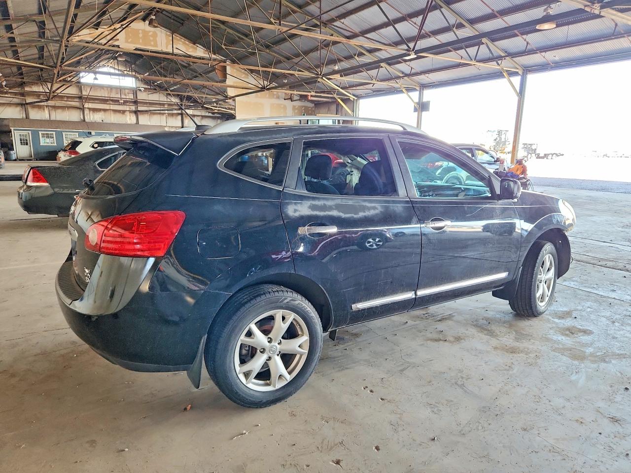 2011 Nissan Rogue S Black vin: JN8AS5MT9BW572818
