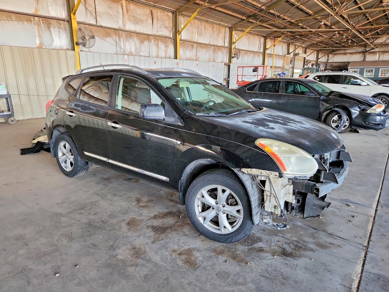 2011 Nissan Rogue S Black vin: JN8AS5MT9BW572818