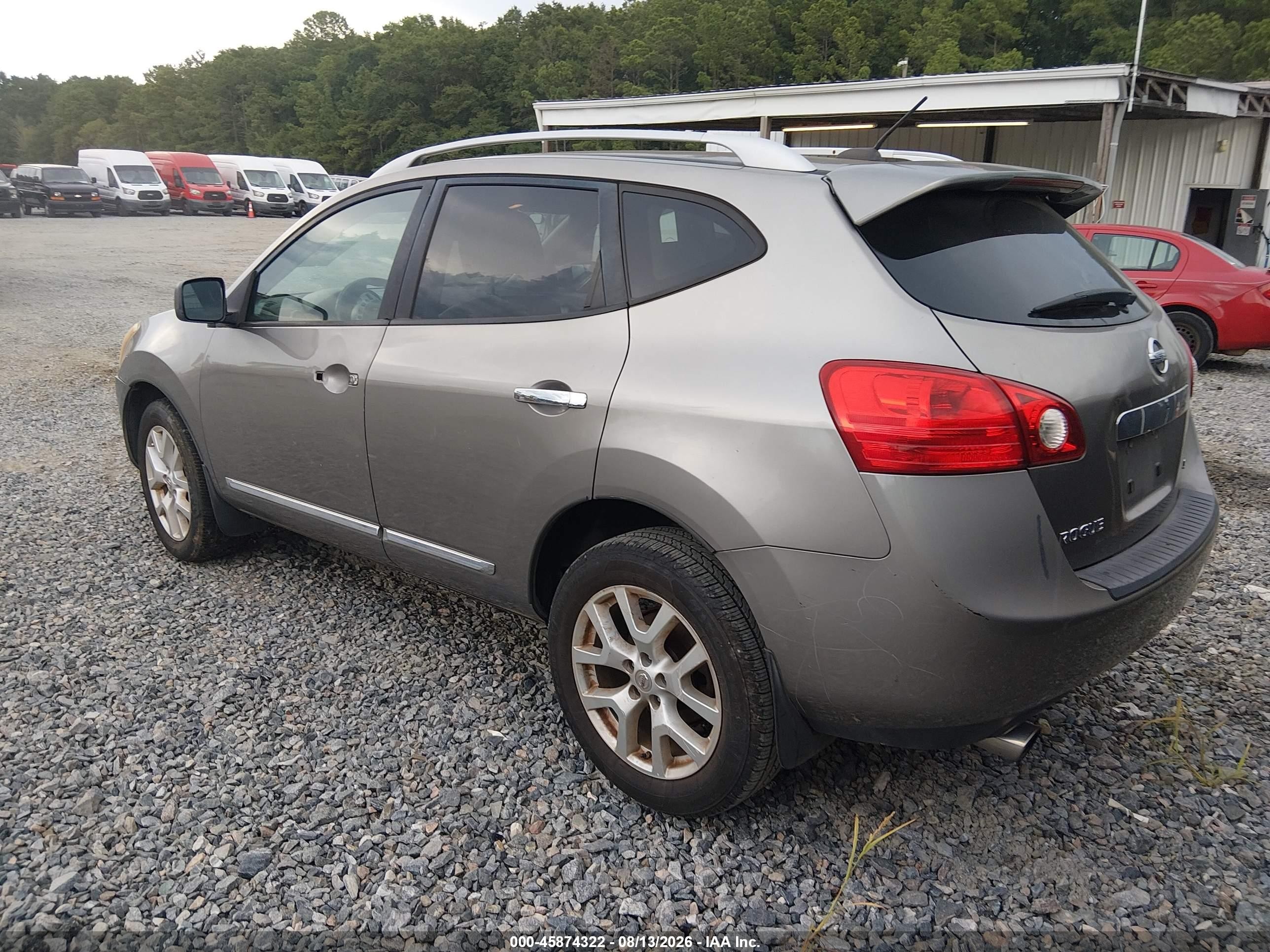 2011 Nissan Rogue Sv Gray vin: JN8AS5MT9BW576741