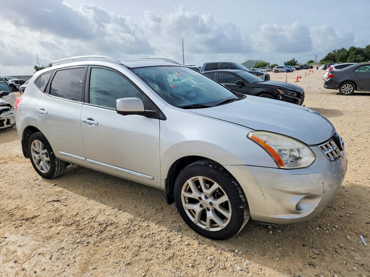 2012 Nissan Rogue S Серебряный vin: JN8AS5MT9CW253453
