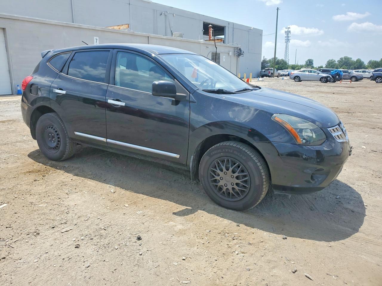 2012 Nissan Rogue S Awd Black vin: JN8AS5MT9CW254165