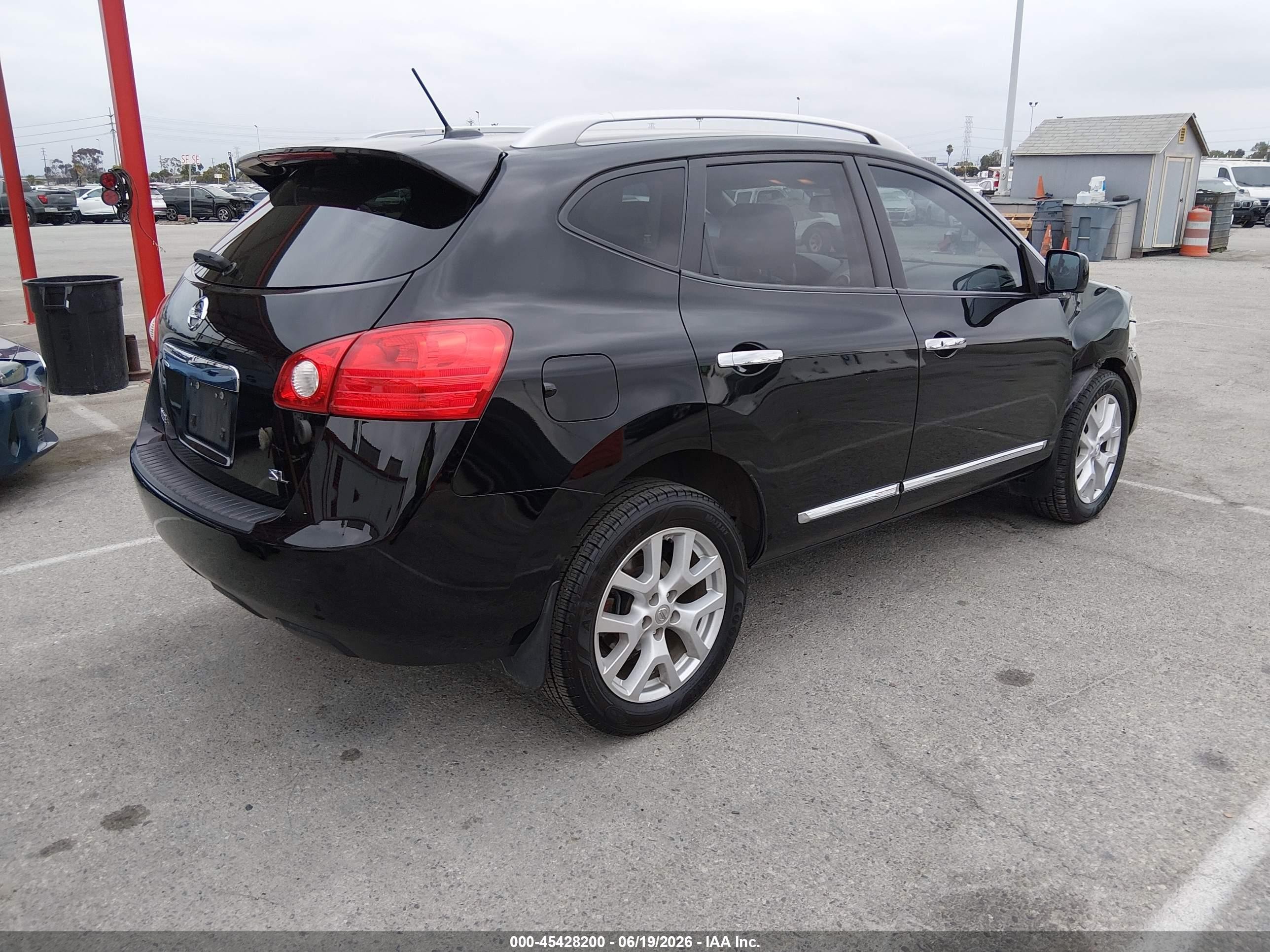 2012 Nissan Rogue Sv W/sl Pkg Black vin: JN8AS5MT9CW257826