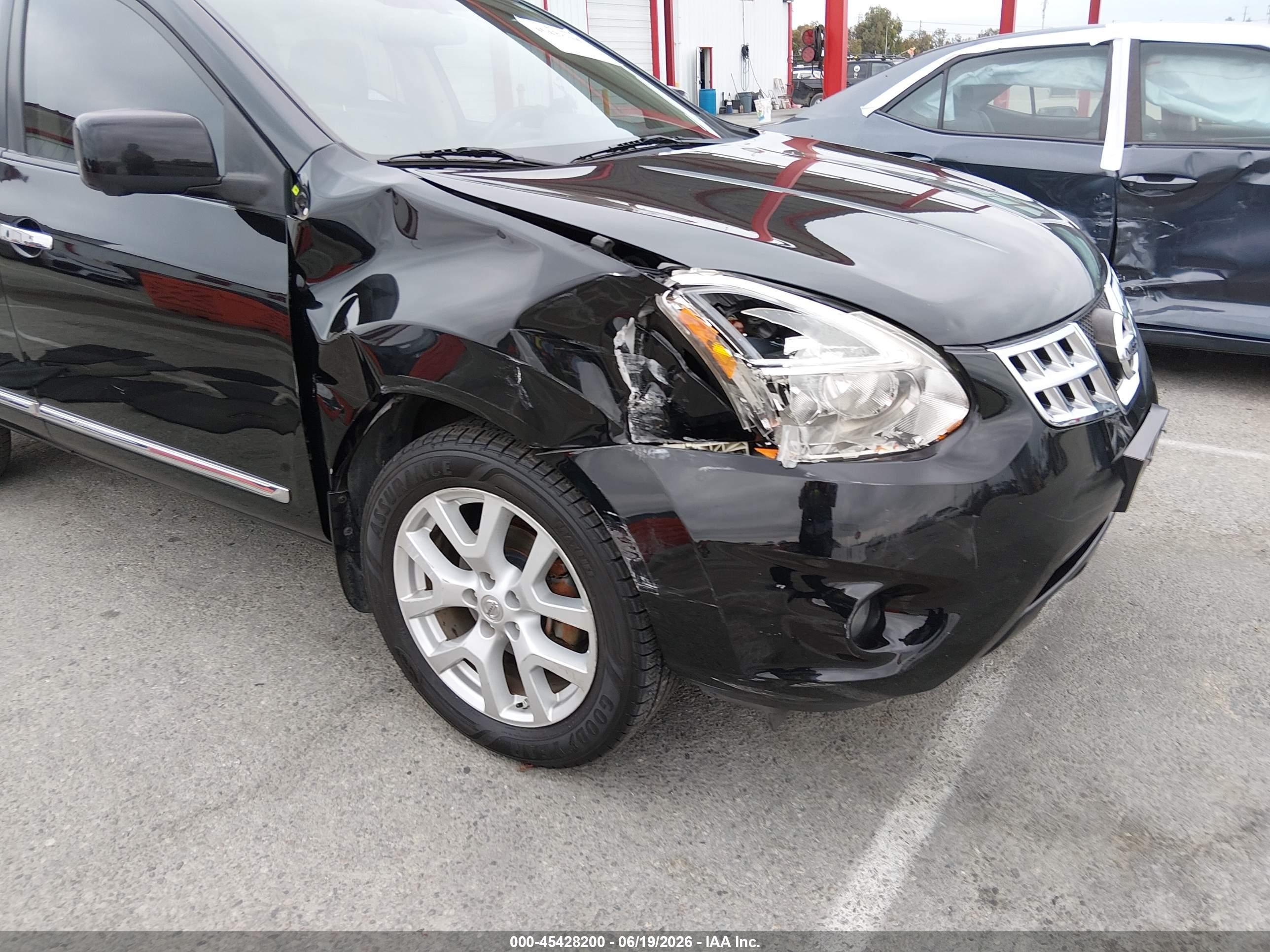 2012 Nissan Rogue Sv W/sl Pkg Black vin: JN8AS5MT9CW257826