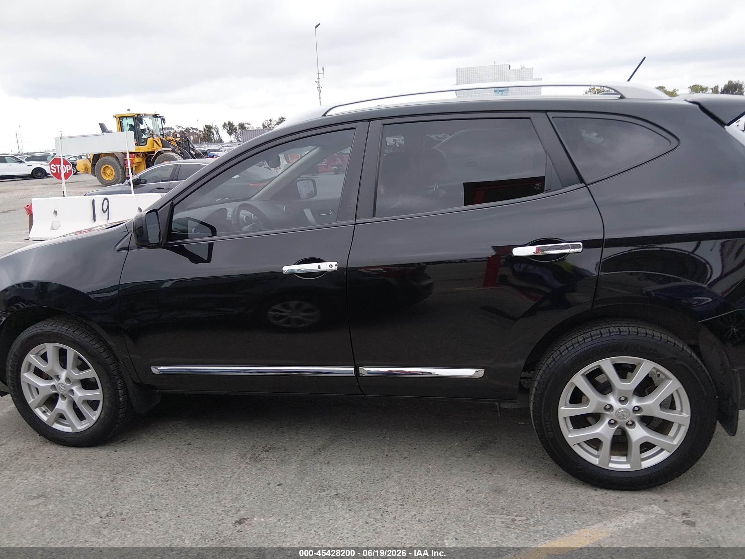 2012 Nissan Rogue Sv W/sl Pkg Black vin: JN8AS5MT9CW257826