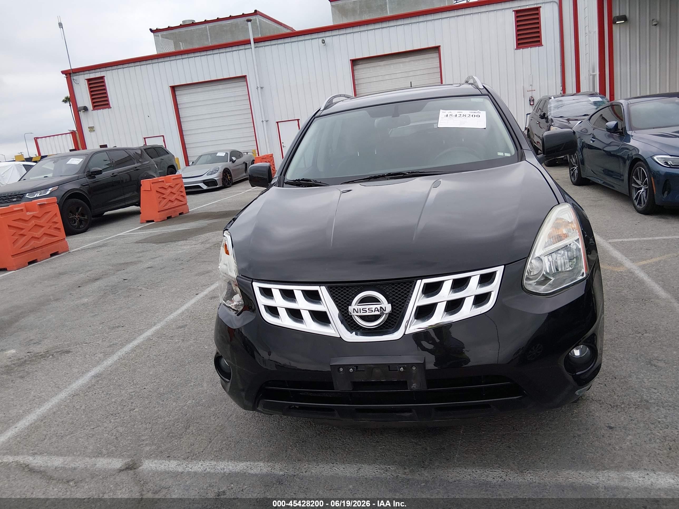 2012 Nissan Rogue Sv W/sl Pkg Black vin: JN8AS5MT9CW257826