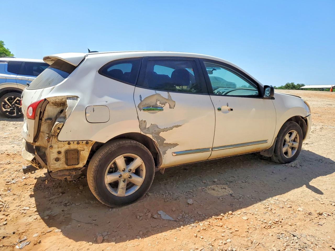 2012 Nissan Rogue S White vin: JN8AS5MT9CW262573