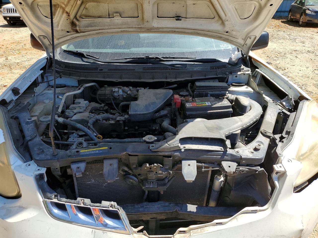 2012 Nissan Rogue S White vin: JN8AS5MT9CW262573