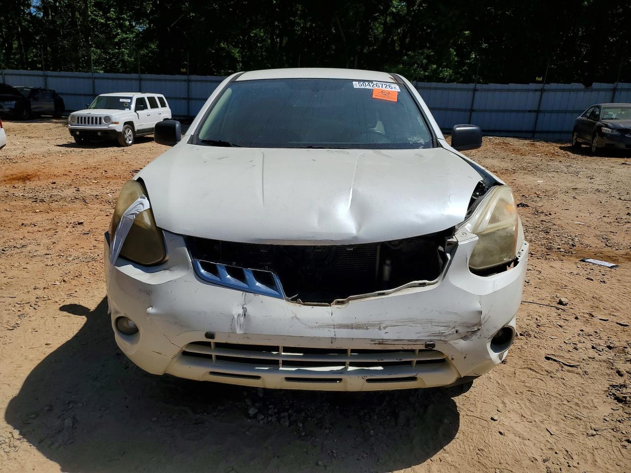 2012 Nissan Rogue S White vin: JN8AS5MT9CW262573