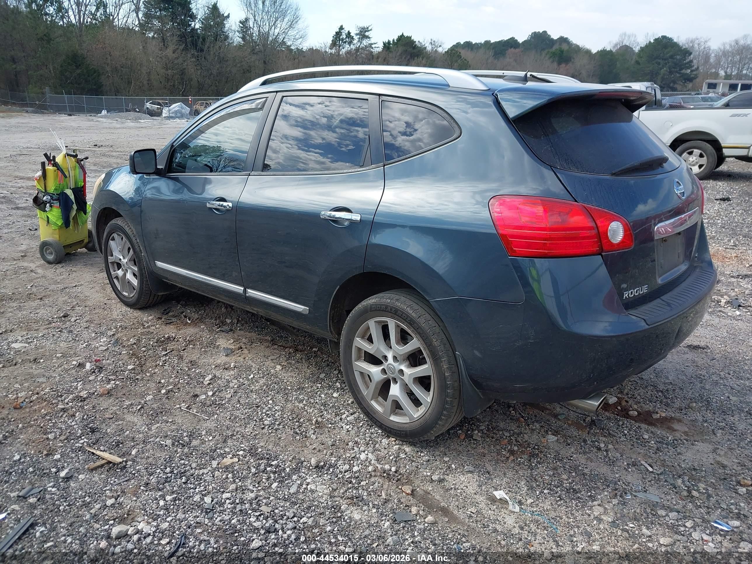 2012 Nissan Rogue Sv W/sl Pkg Blue vin: JN8AS5MT9CW262914