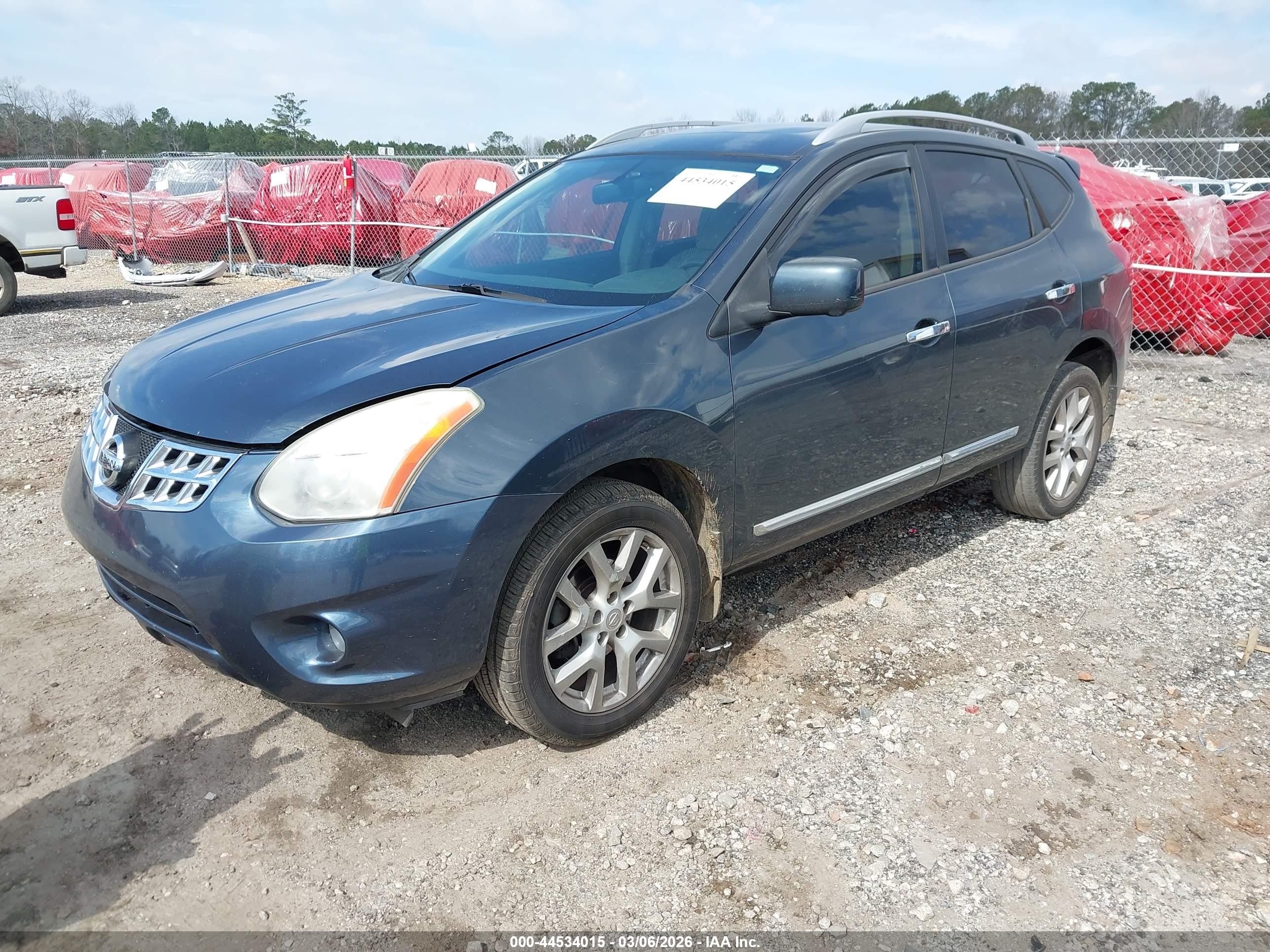 2012 Nissan Rogue Sv W/sl Pkg Blue vin: JN8AS5MT9CW262914