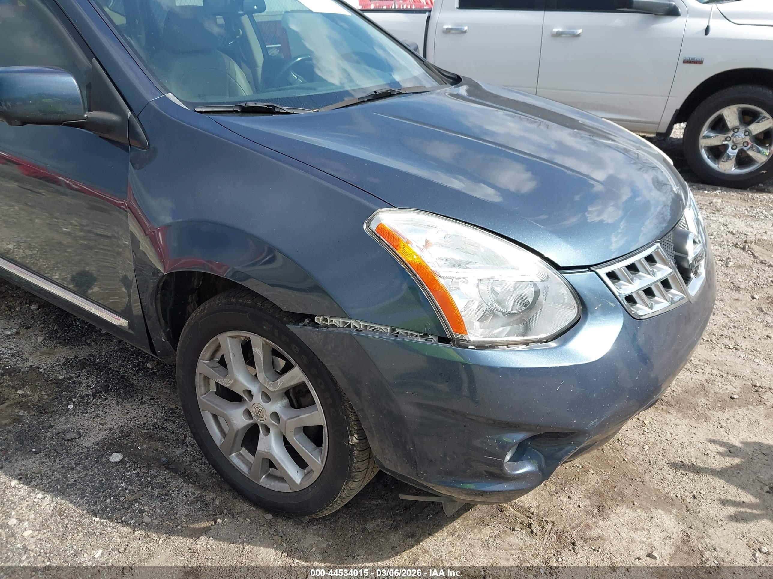 2012 Nissan Rogue Sv W/sl Pkg Blue vin: JN8AS5MT9CW262914