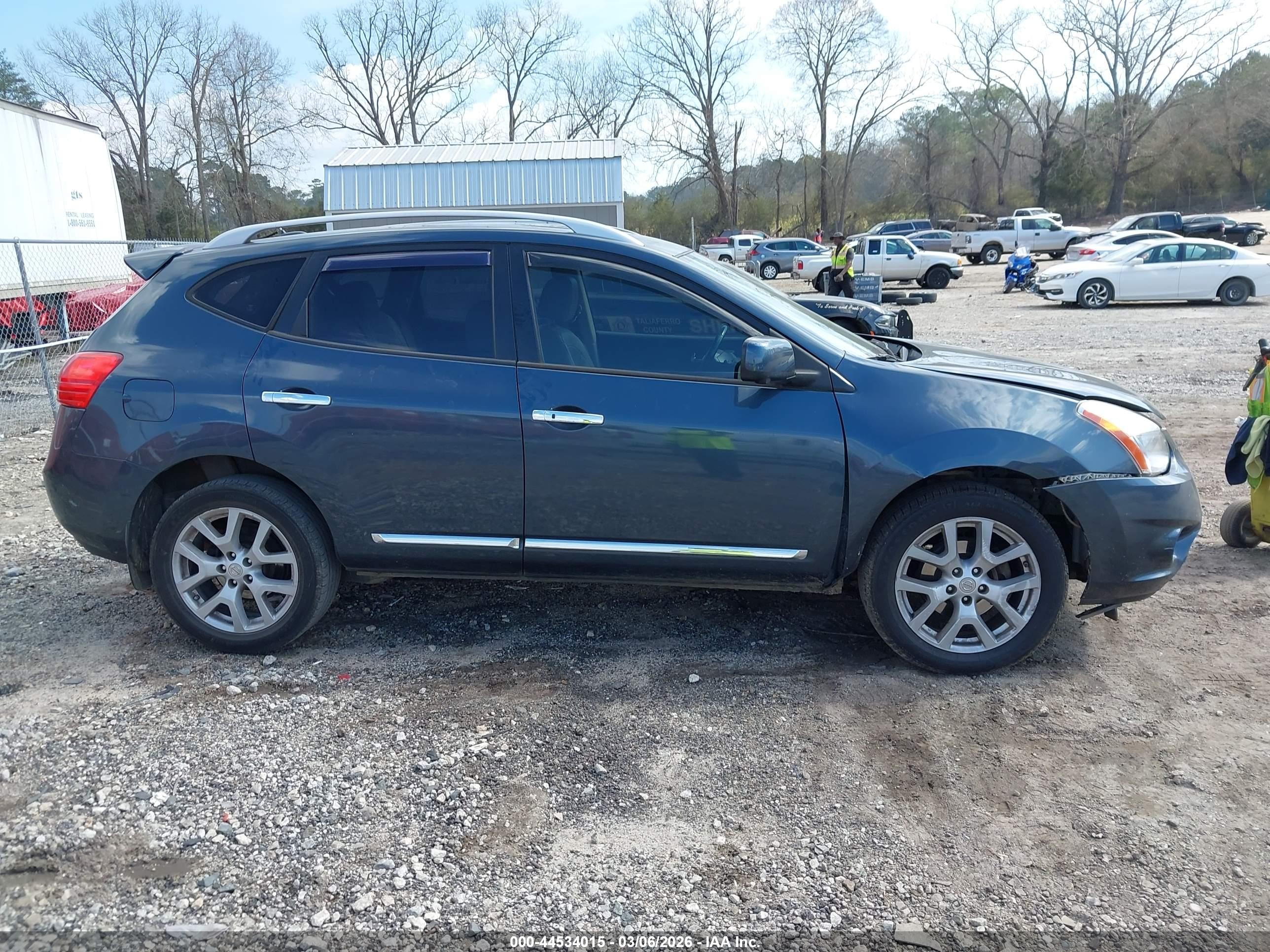 2012 Nissan Rogue Sv W/sl Pkg Blue vin: JN8AS5MT9CW262914