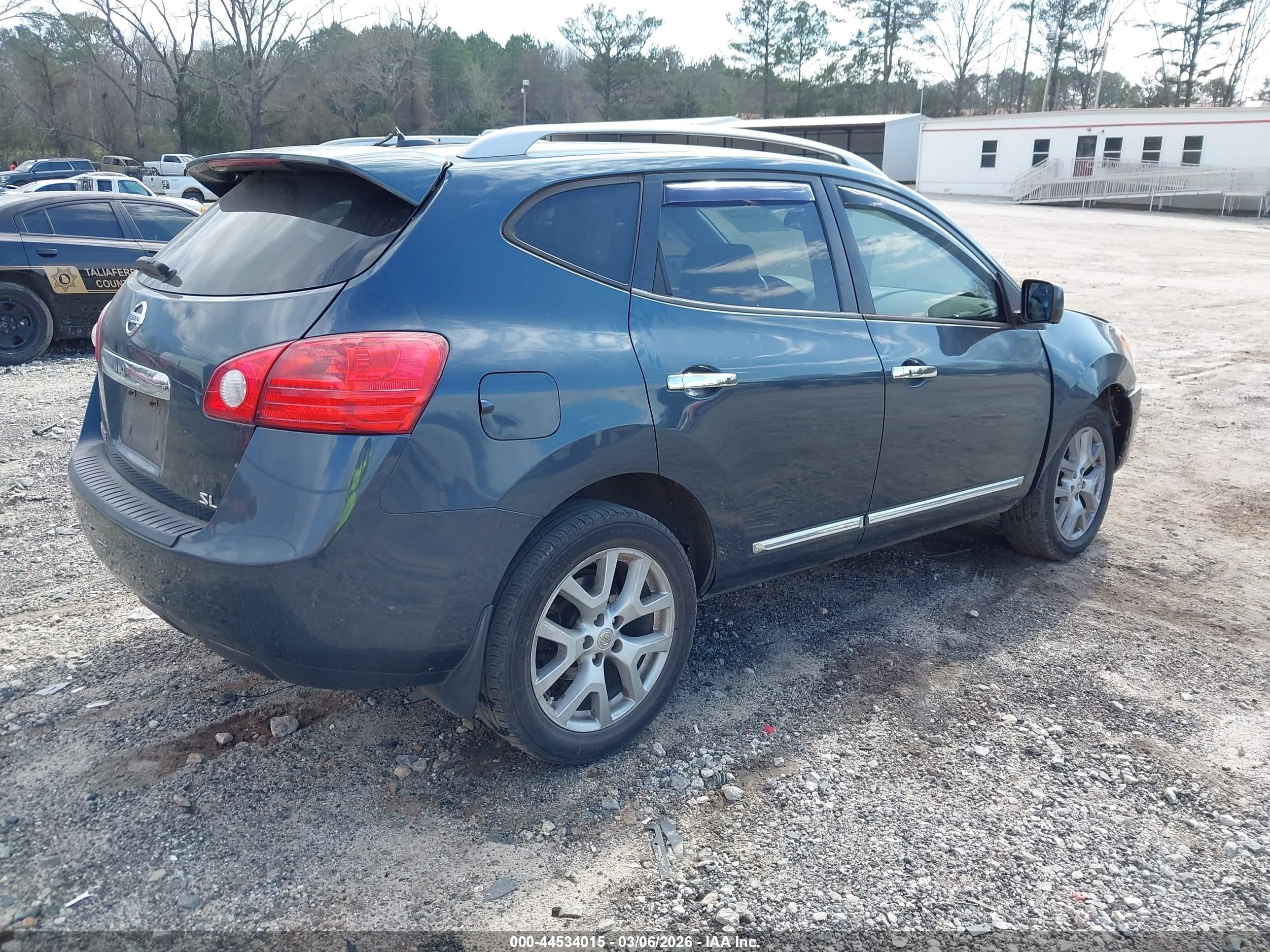 2012 Nissan Rogue Sv W/sl Pkg Blue vin: JN8AS5MT9CW262914