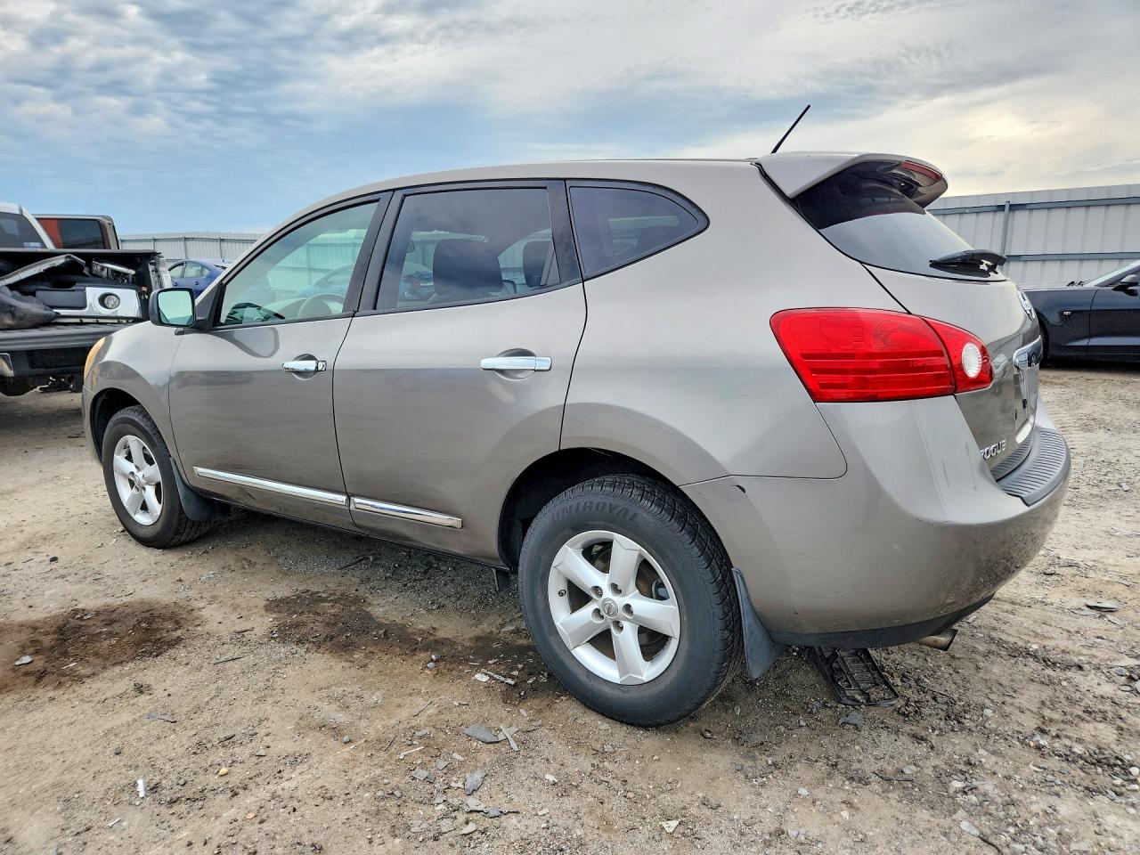 2012 Nissan Rogue S Gray vin: JN8AS5MT9CW266641