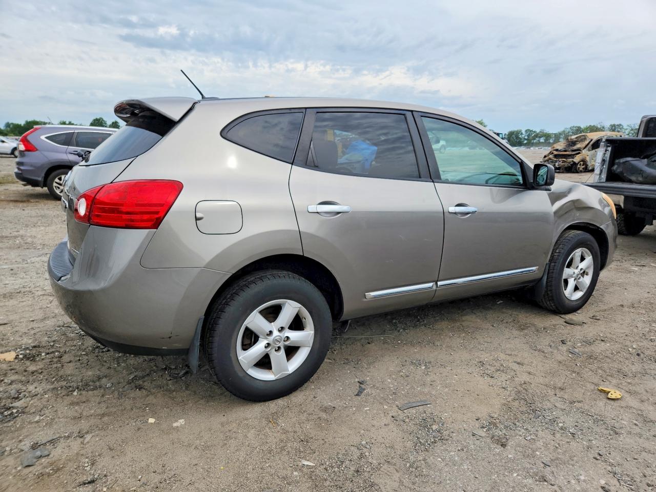 2012 Nissan Rogue S Gray vin: JN8AS5MT9CW266641