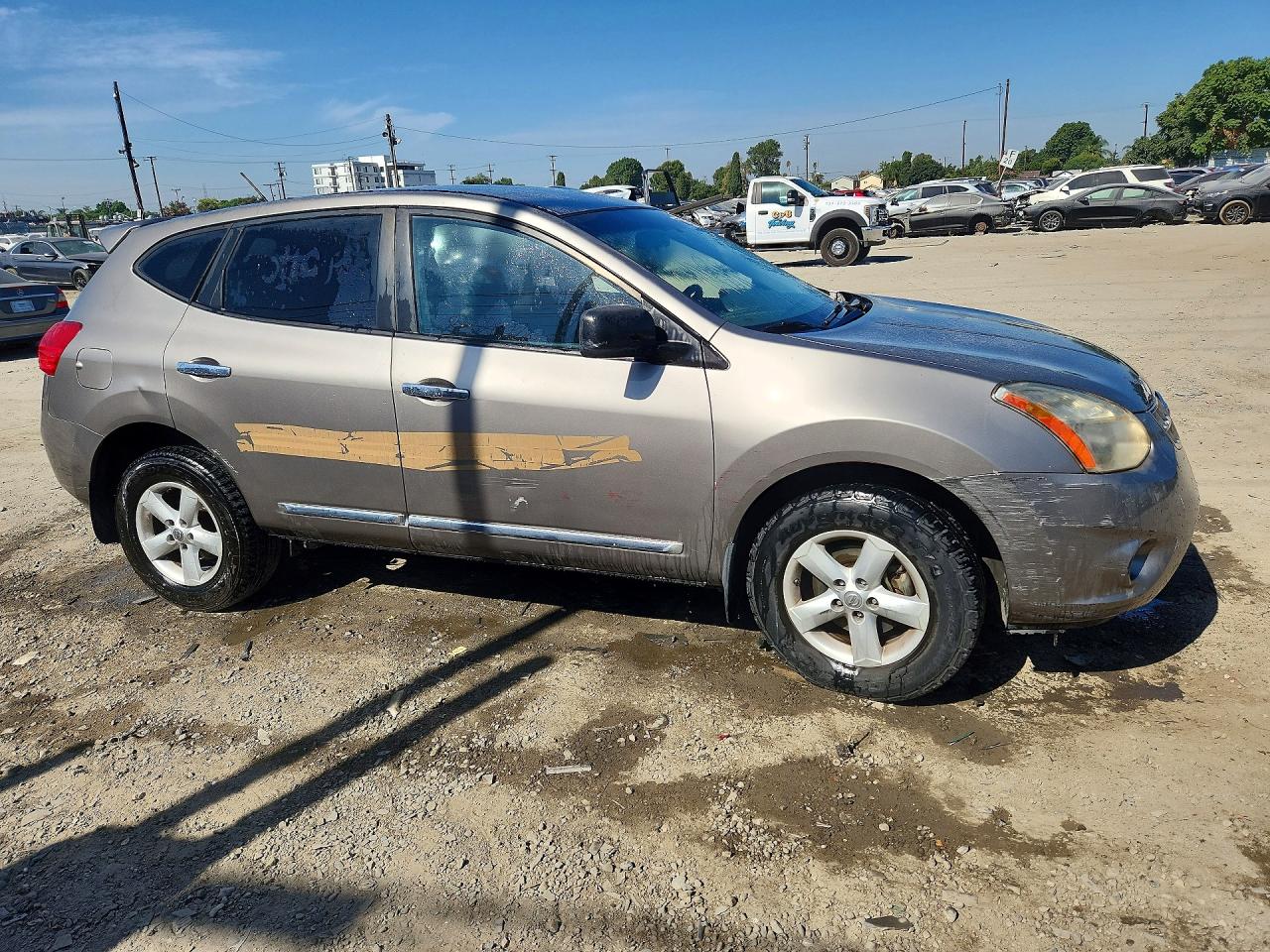 2012 Nissan Rogue S Brown vin: JN8AS5MT9CW274836
