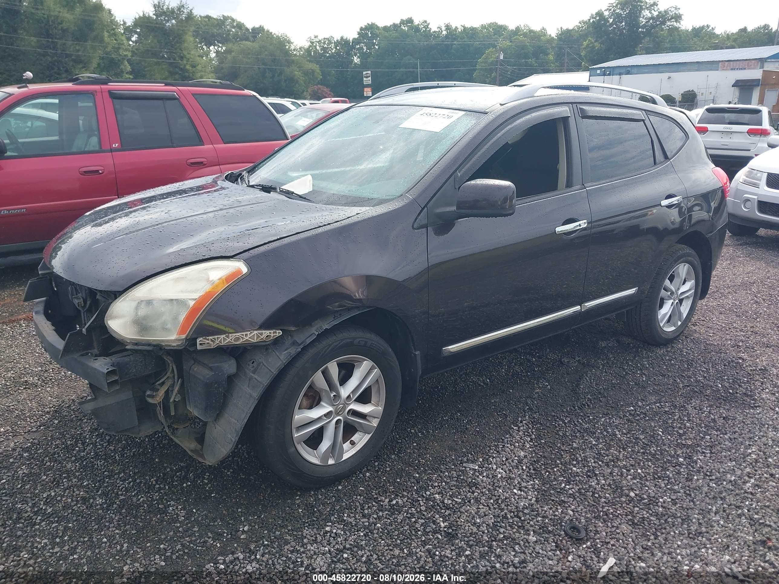 2012 Nissan Rogue Sv Фиолетовый vin: JN8AS5MT9CW279017