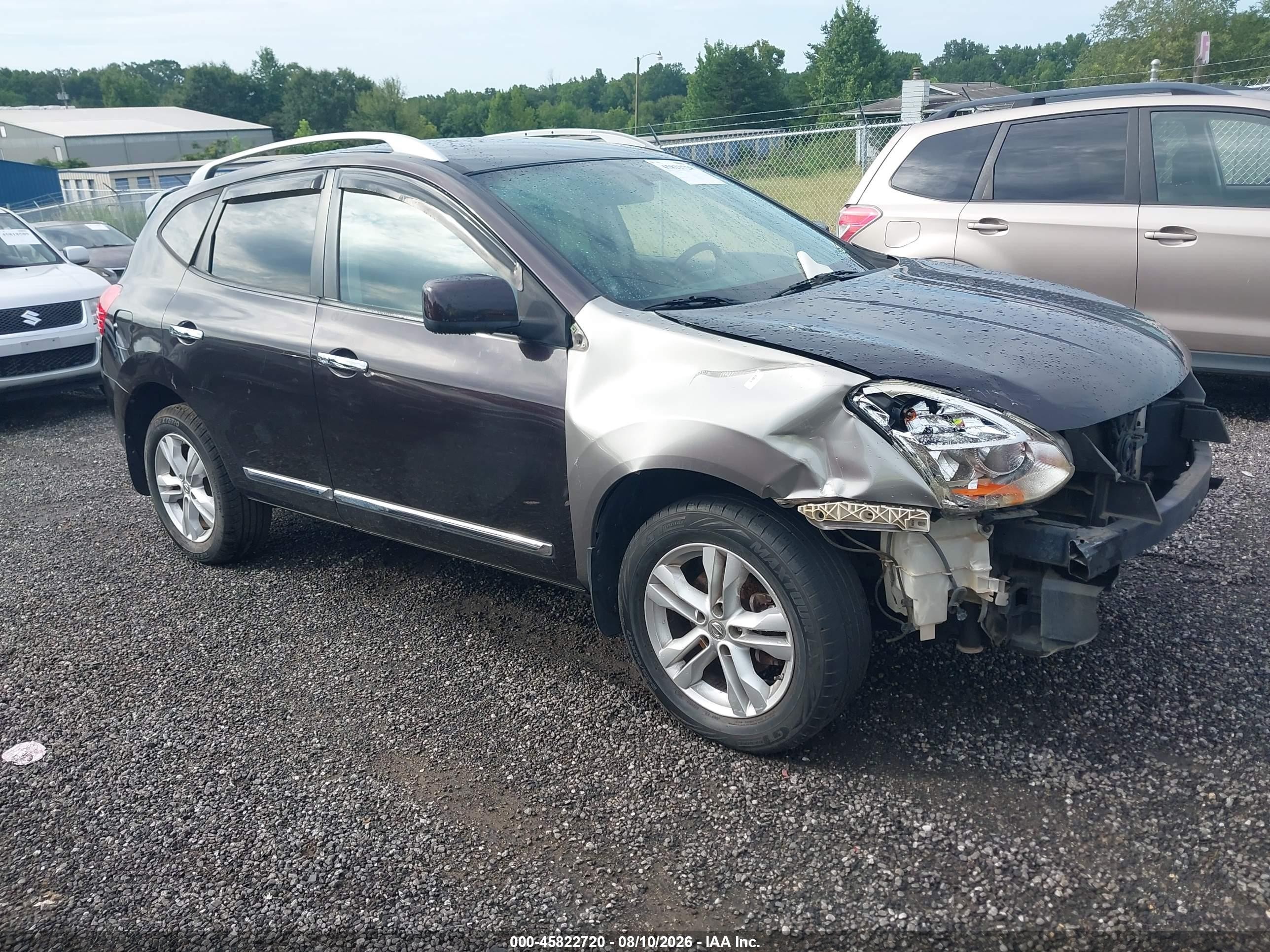 2012 Nissan Rogue Sv Purple vin: JN8AS5MT9CW279017