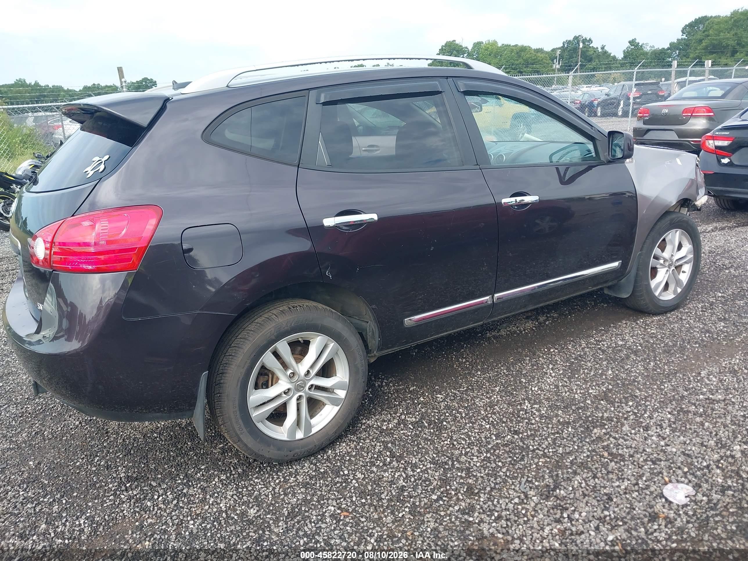 2012 Nissan Rogue Sv Фиолетовый vin: JN8AS5MT9CW279017