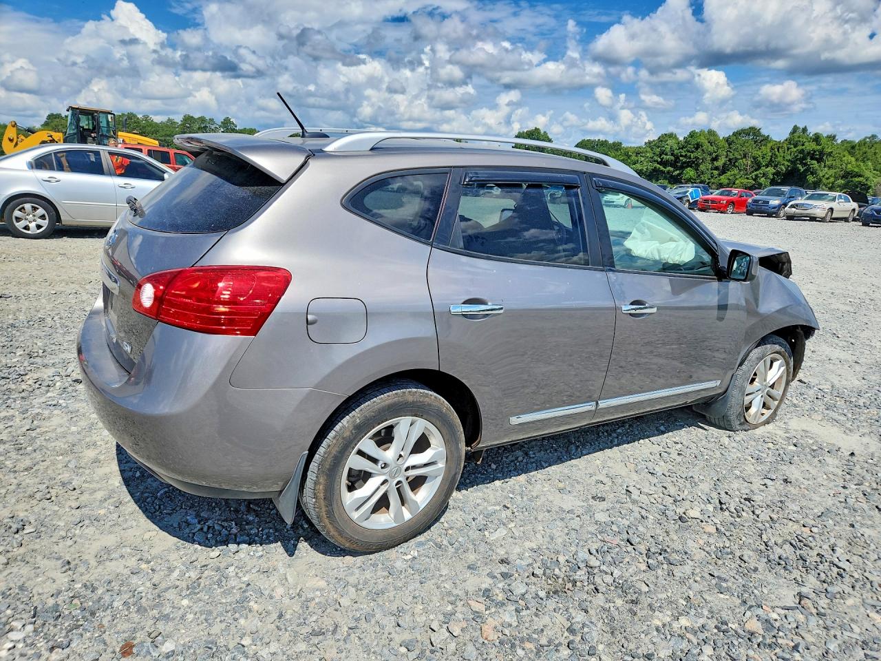 2012 Nissan Rogue S Gray vin: JN8AS5MT9CW279678